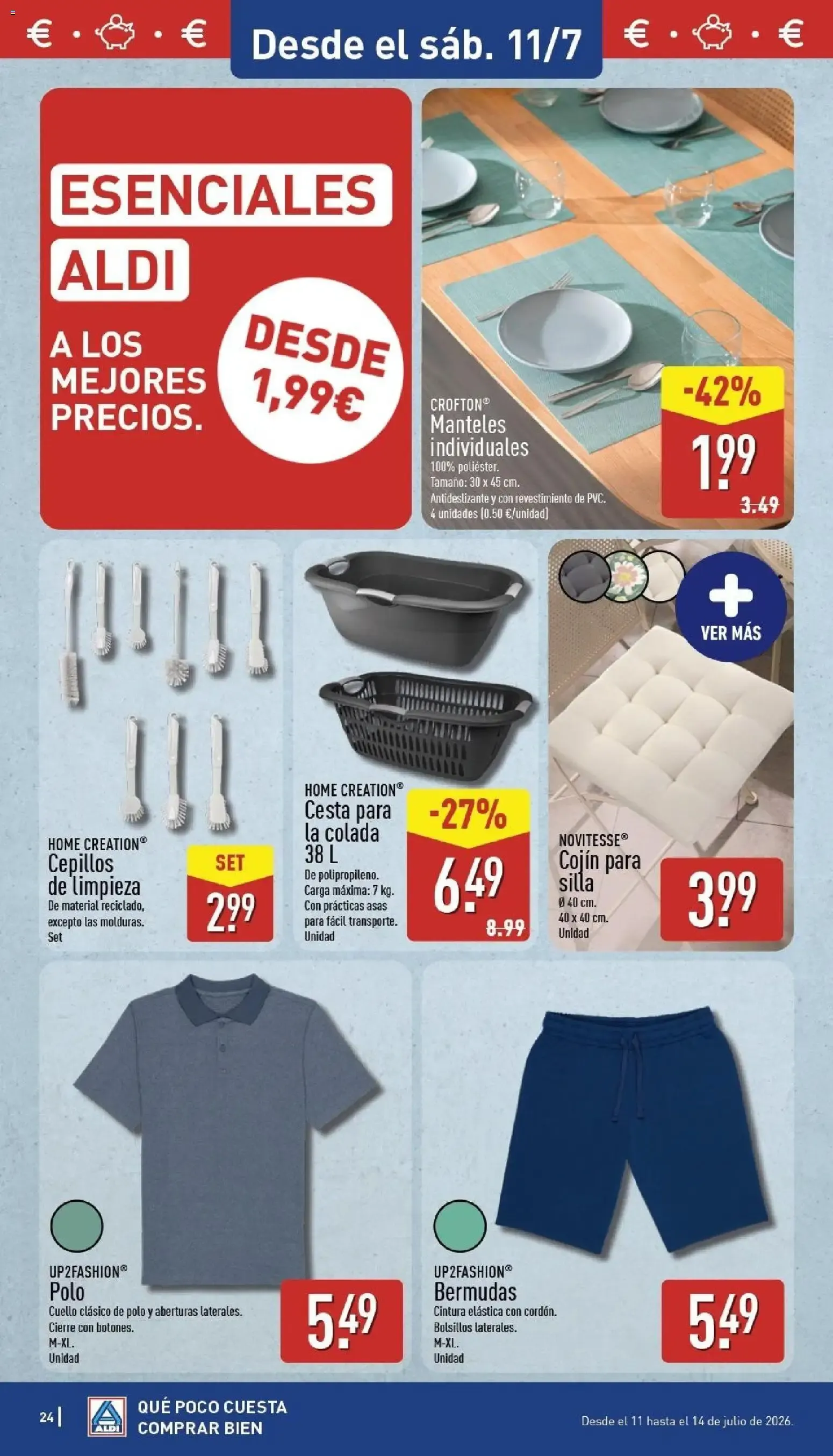 Catálogo de Aldi: Un Baño de Frescura al Mejor Precio 6 de julio al 12 de julio 2026 - Página 24