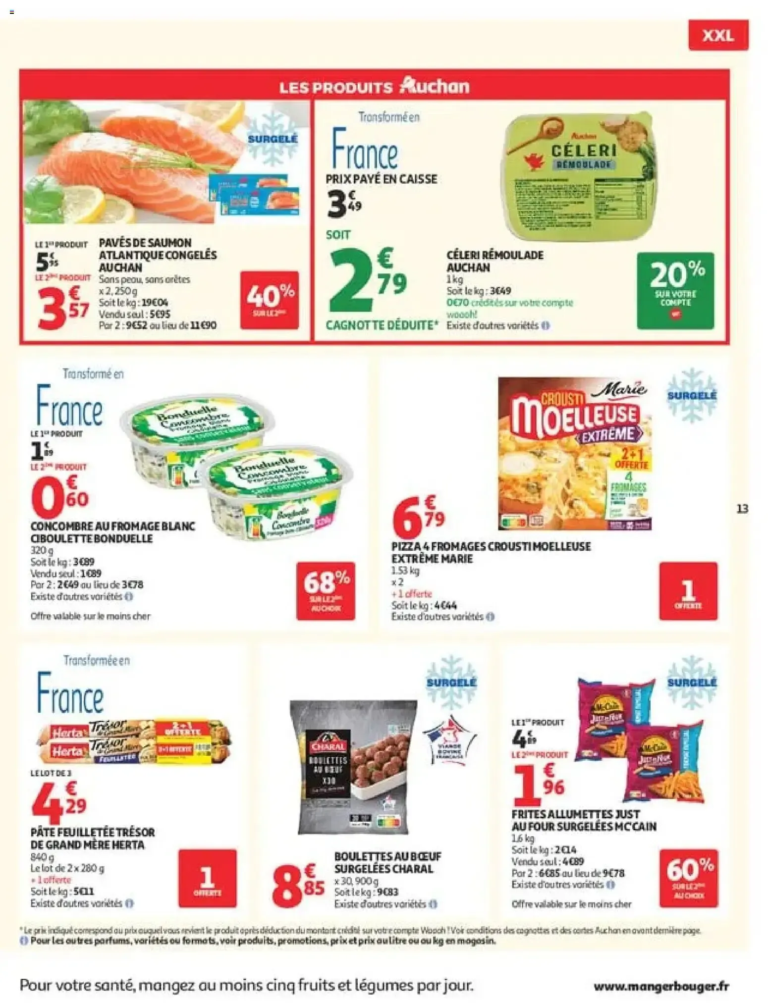 Auchan Promos XXL, rentrée à partir du 21/07/2026 - promo en ligne du 21 juillet au 2 août 2026 - Catalogue page 13