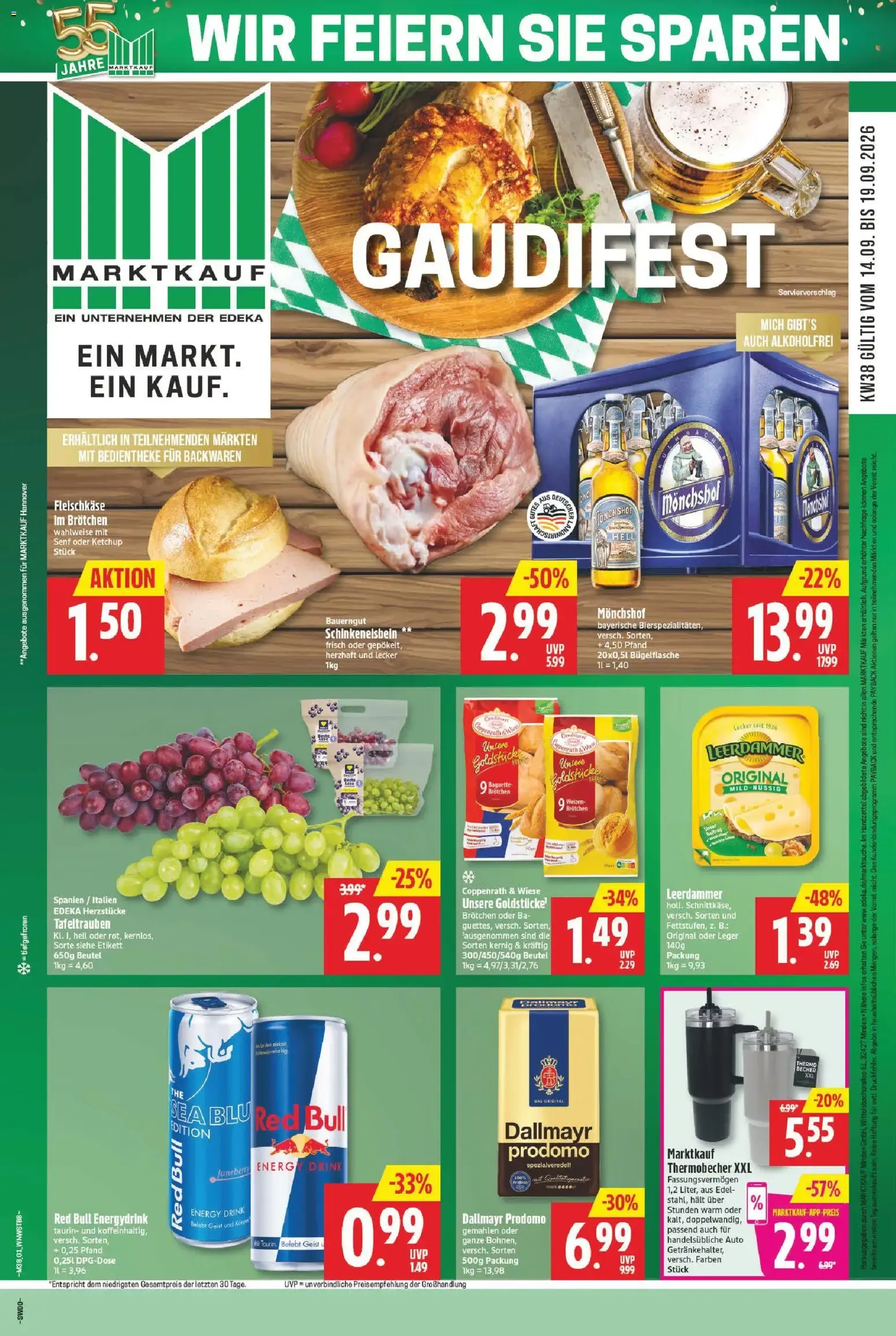 Marktkauf Gaudifest von 14. September bis 19. September 2026 - Prospekt seite 1