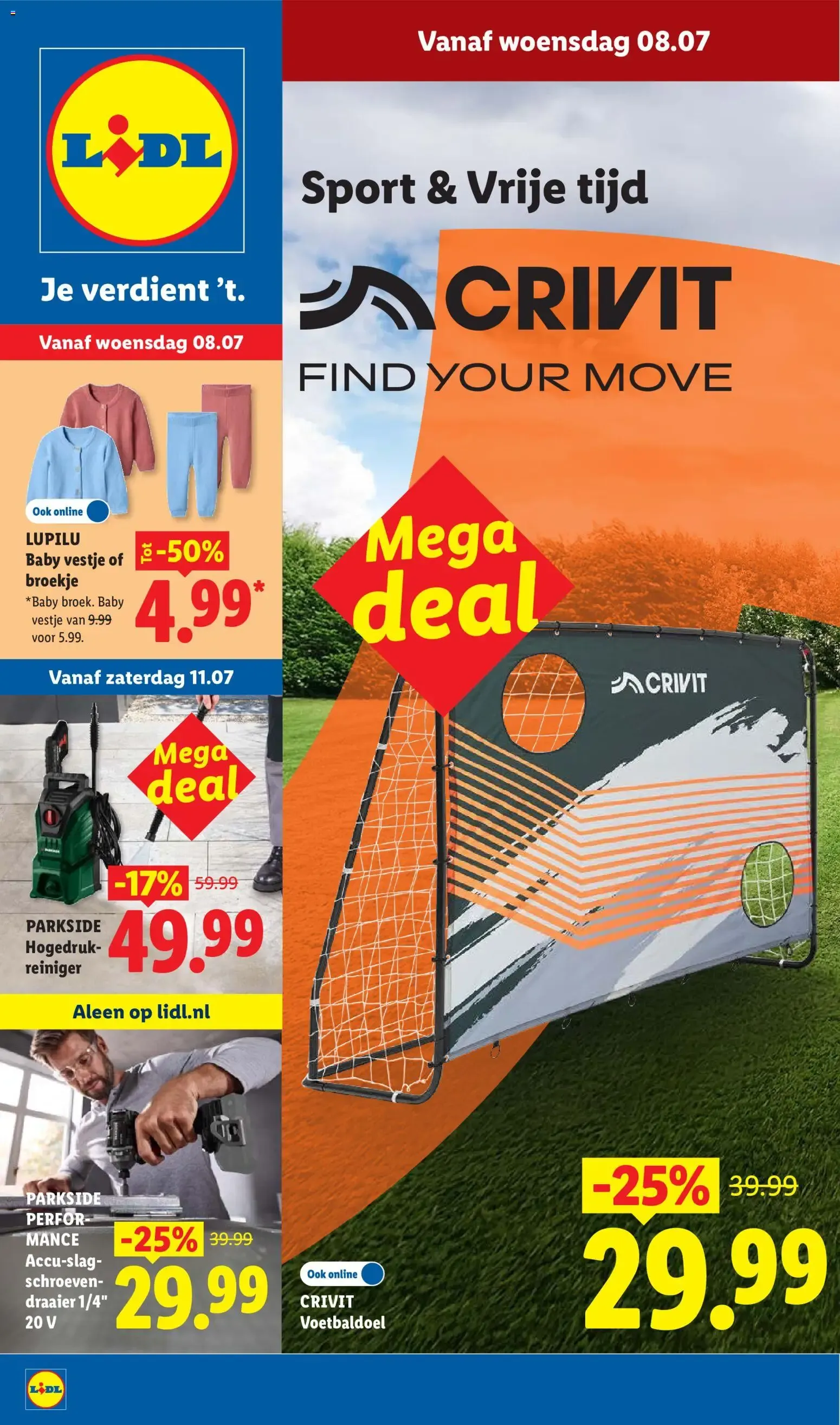 Lidl - Sport & Vrije tijd van 8 juli tot 12 juli 2026 - Folder pagina 1