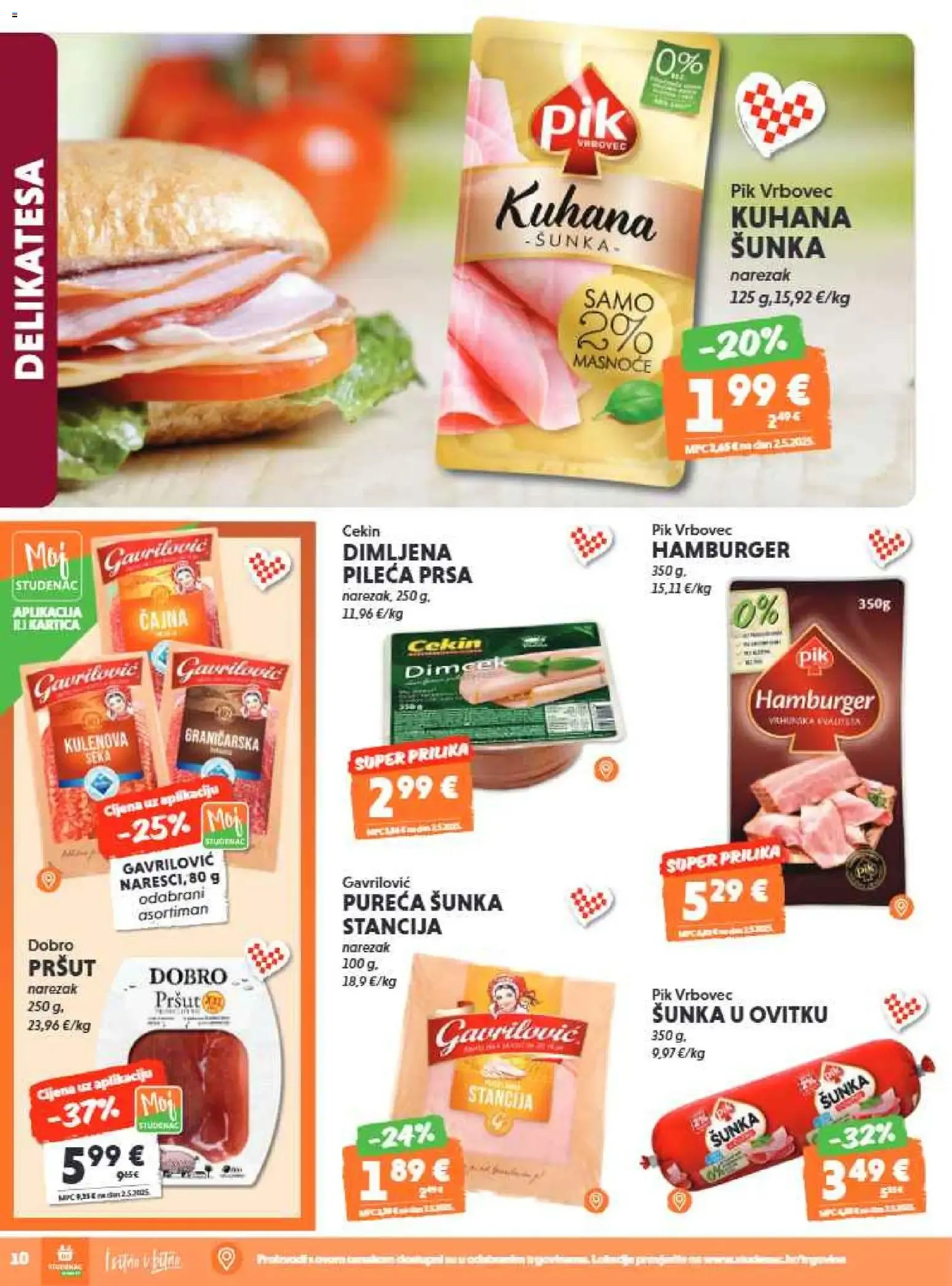 Katalog Studenac Market: Tjedna Akcija od 29. srpnja do 11. kolovoza 2026. - Pregled Stranica 10