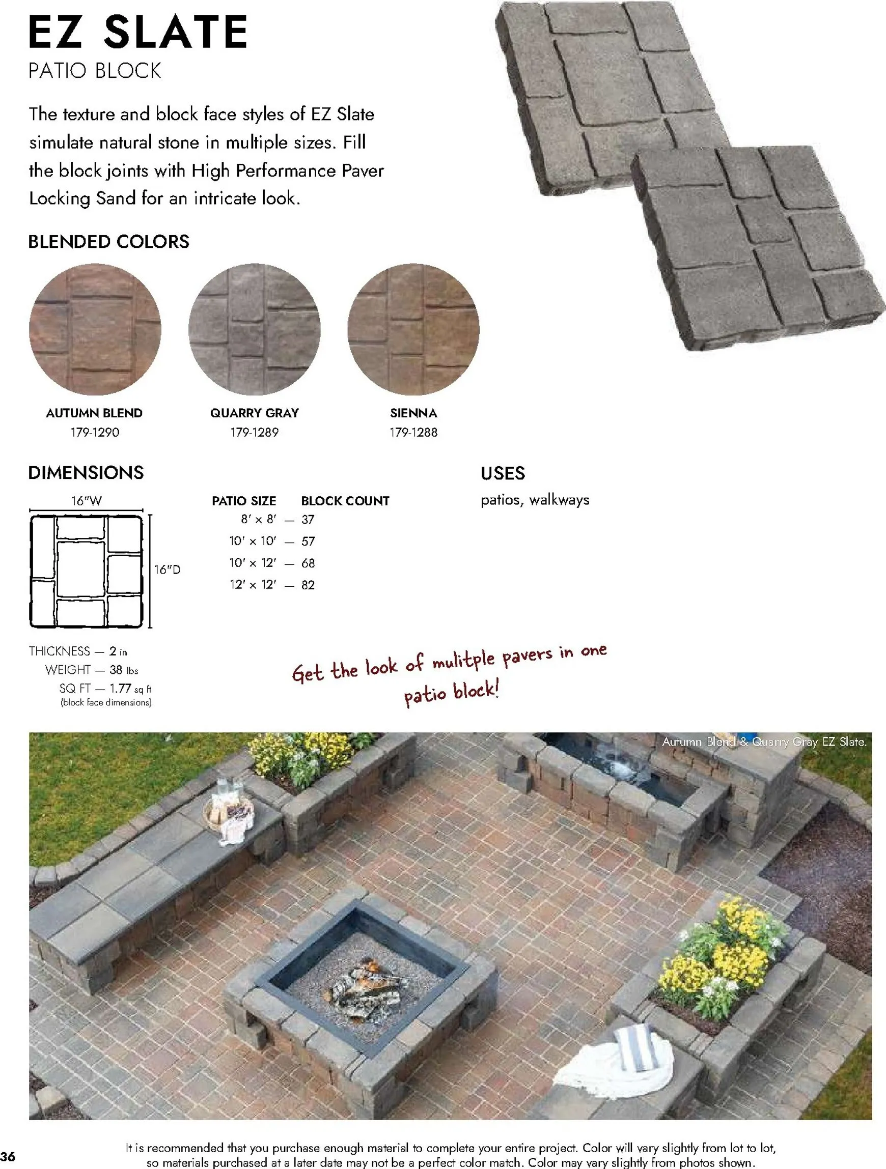 Weekly ad Current Menards - Landscape Block Catalog leaflet valid from Thursday 04/02/2026 to Thursday 12/31/2026 from April 2 to December 31 2026 - Page 37