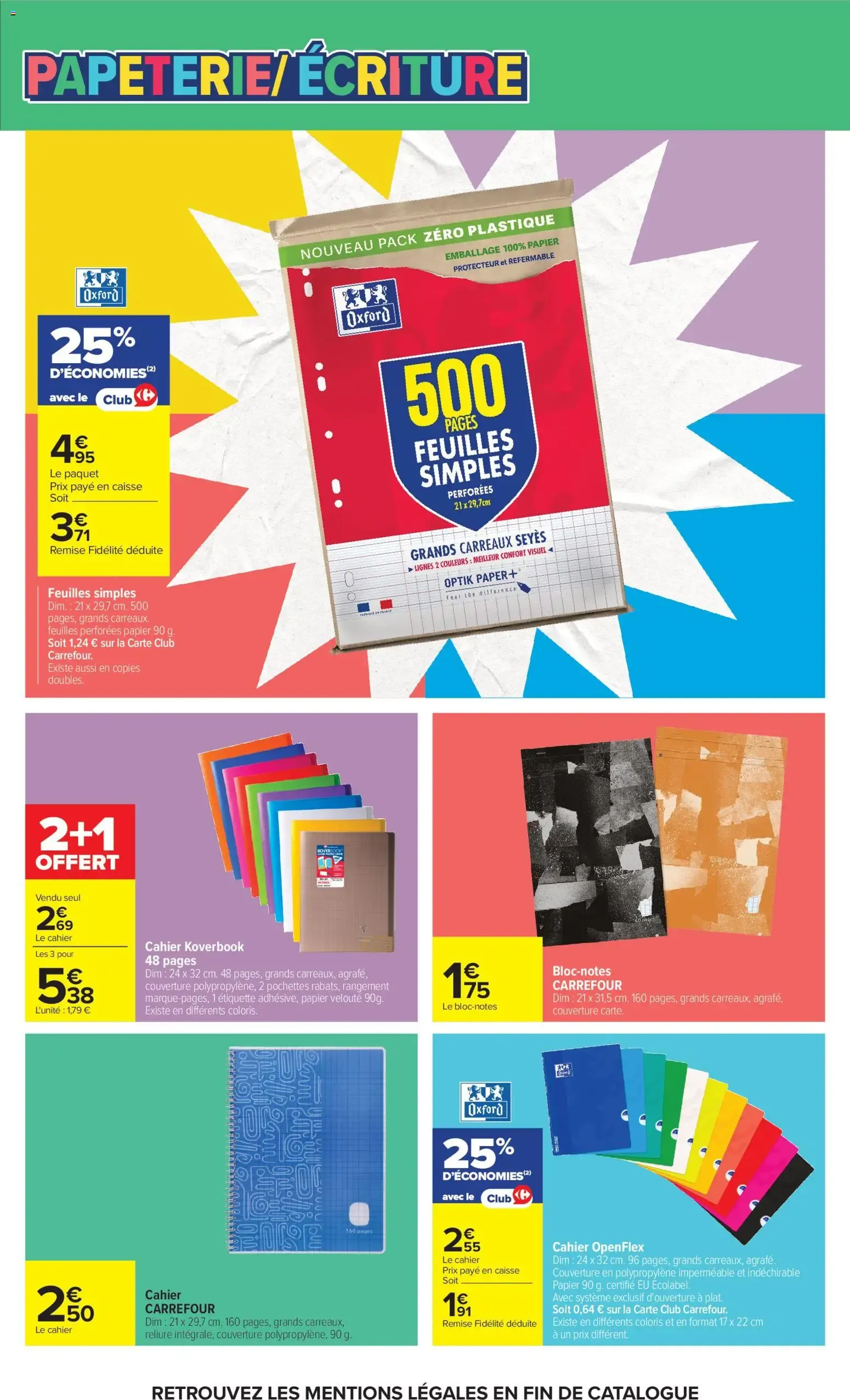 L'ÉTÉ EN MAILLOT, LA RENTREE EN GRANDS CARREAUX. du 7 juillet au 26 juillet 2026 - Catalogue page 17