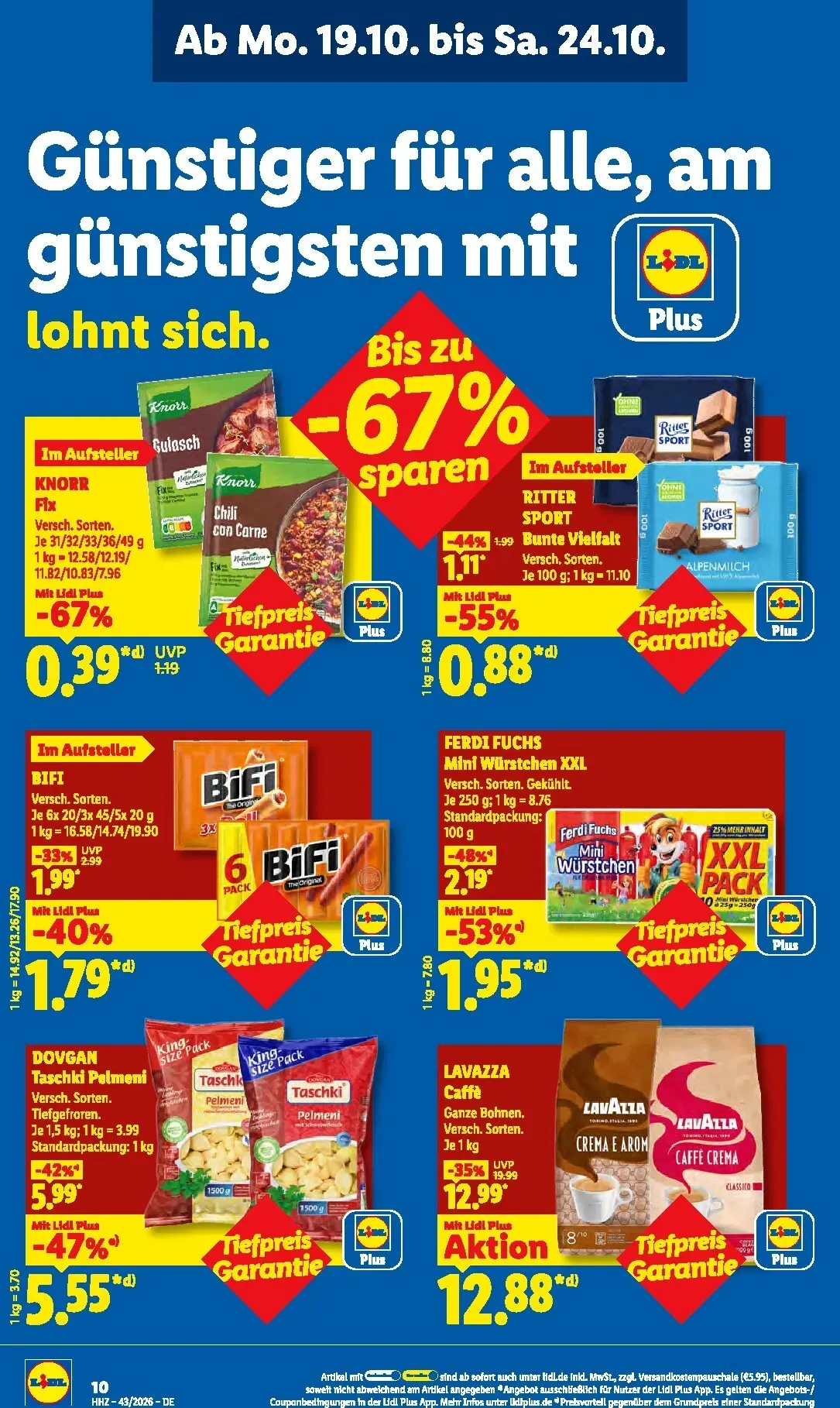 Lidl Prospekt – von Montag 19.10.2026 bis Samstag 24.10.2026 von 19. Oktober bis 24. Oktober 2026 - Prospekt seite 21