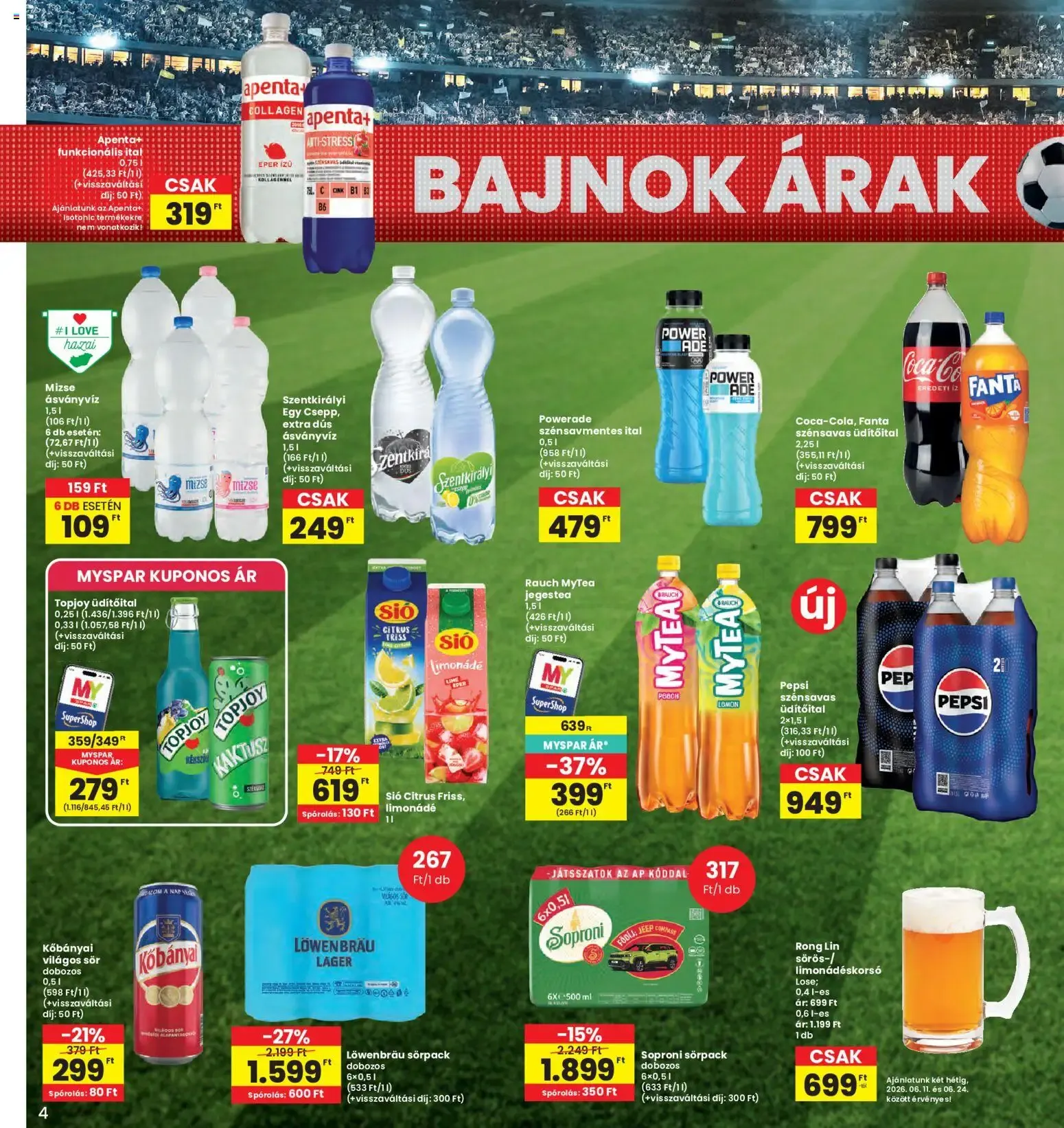 Katalógus Interspar akciós újság - 2026.06.11. -tól/töl > akció, lapozható szórólap 🛍️ június 11.-tól június 17.-ig 2026. - Oldal 4