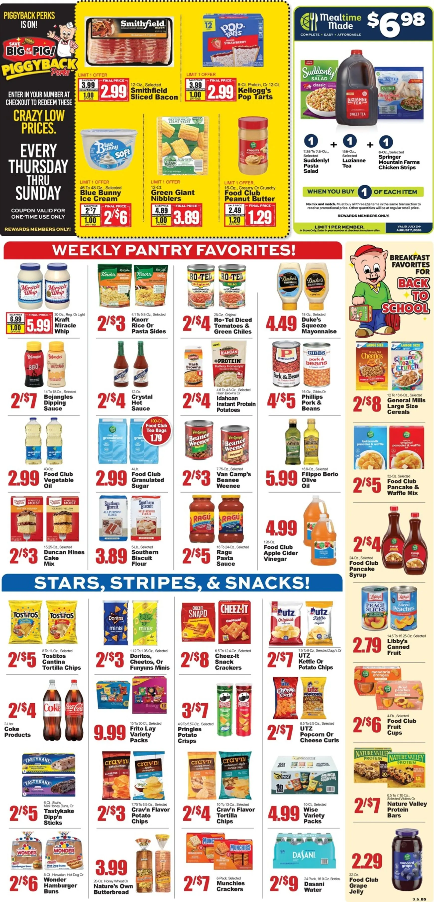 Weekly ad Current Piggly Wiggly leaflet valid from Wednesday 07/29/2026 to Tuesday 08/04/2026 from July 29 to August 4 2026 - Page 3