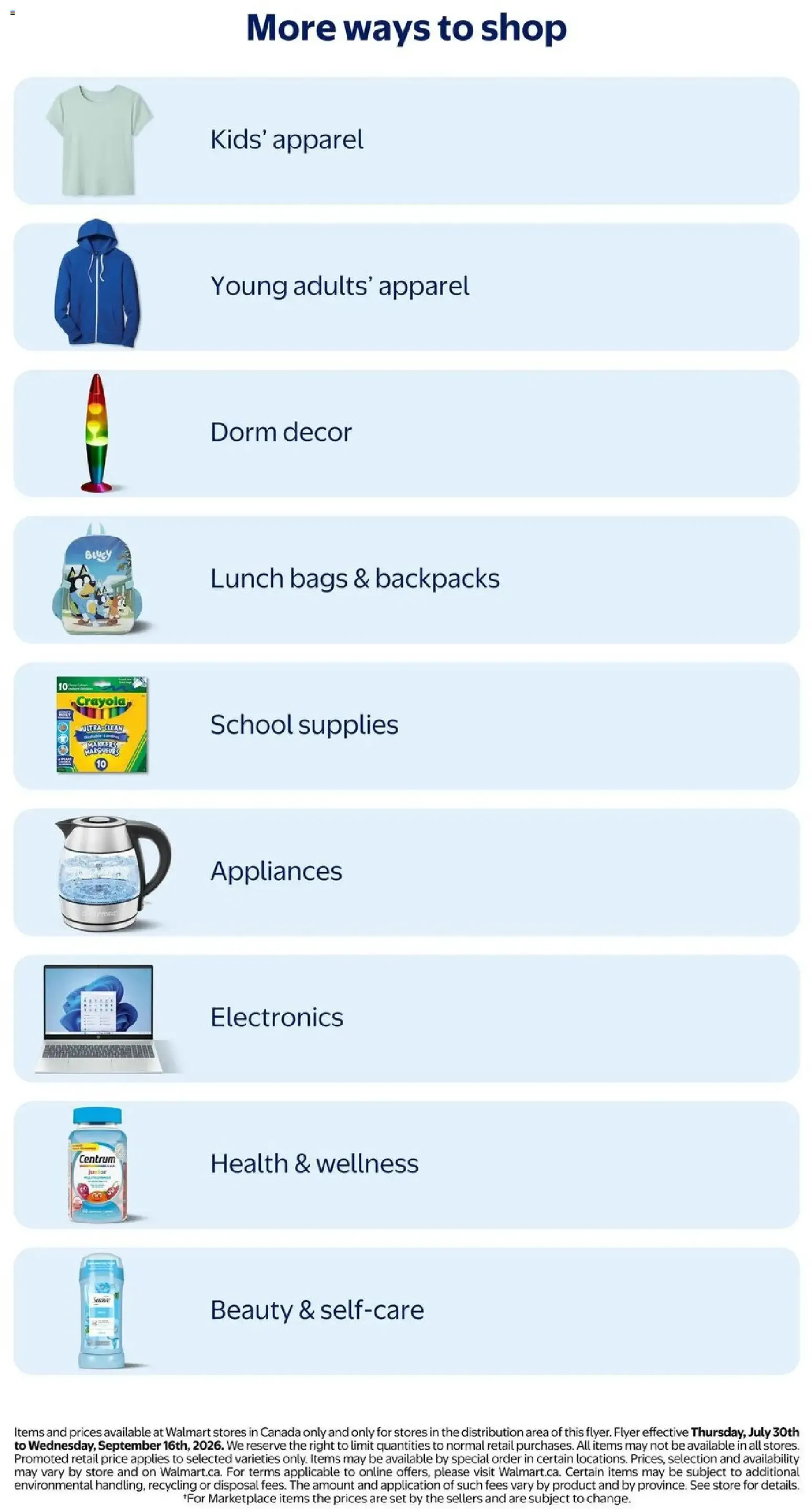 School's in session from July 30 to September 16 2026 - flyer page 29