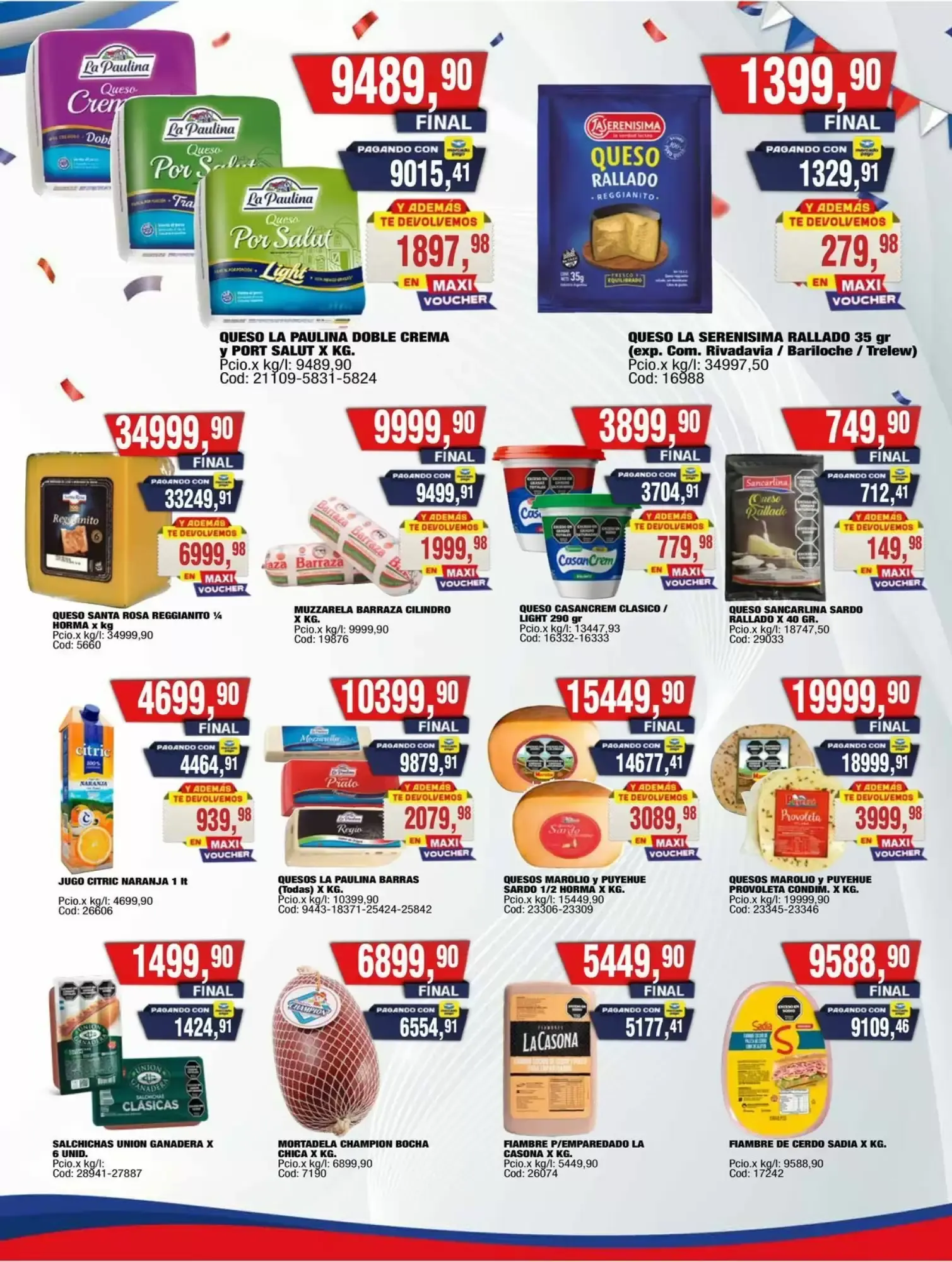 Ofertas de SUPERMERCADO MAYORISTA MAXICONSUMO 3 de agosto al 9 de agosto 2026 - Página 18 del catálogo
