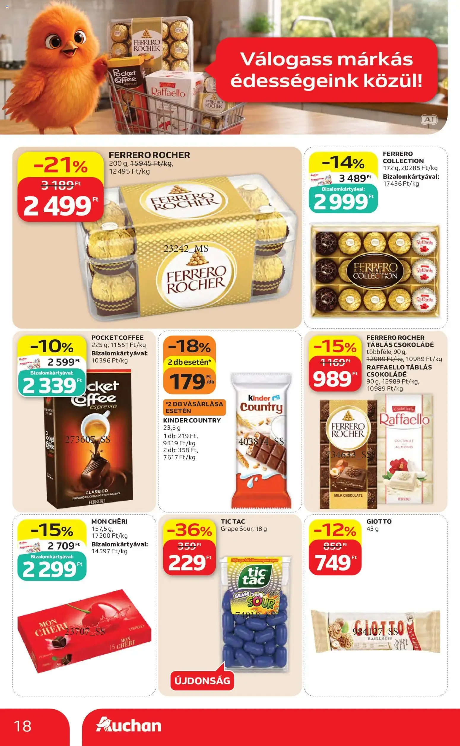 Katalógus Auchan Hipermarket - Márkák Ünnepe! szeptember 10.-tól szeptember 23.-ig 2026. - Oldal 18