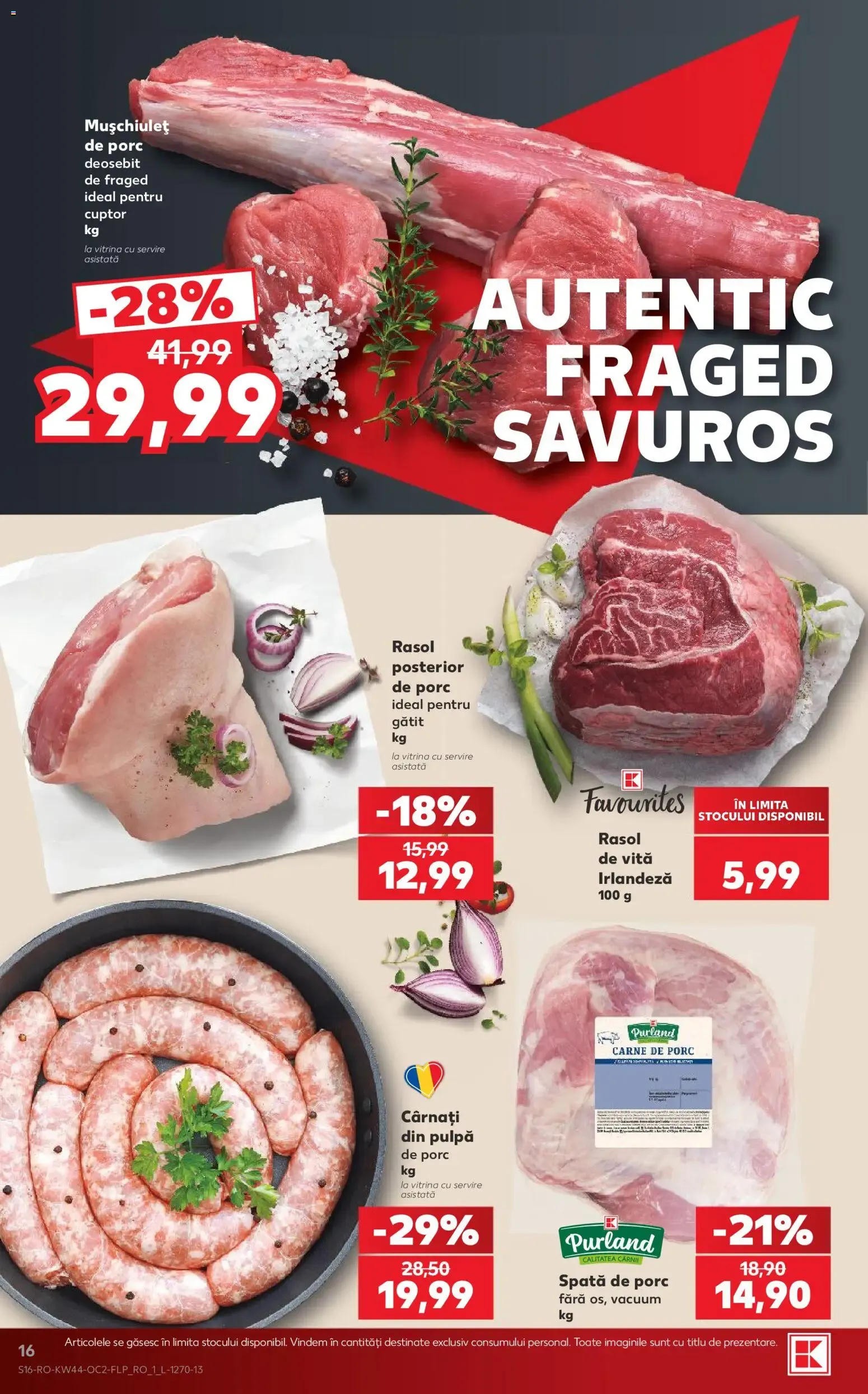 Catalog Kaufland Catalog 28.10.2026 - Revista si Oferta de la 28 octombrie până la 3 noiembrie 2026 - Revista Pagina 16