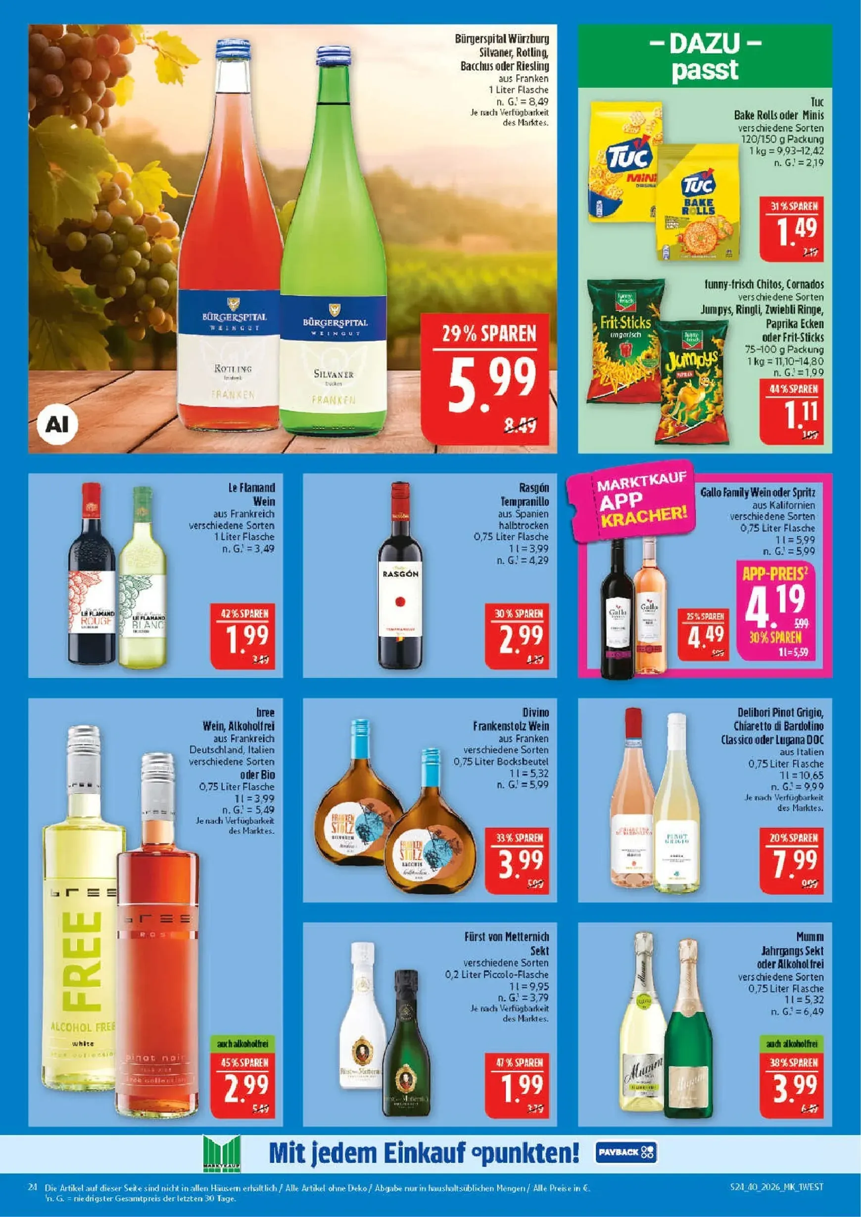 Marktkauf Prospekt nächste Woche – von Montag 28.09.2026 bis Freitag 02.10.2026 von 28. September bis 2. Oktober 2026 - Prospekt seite 24