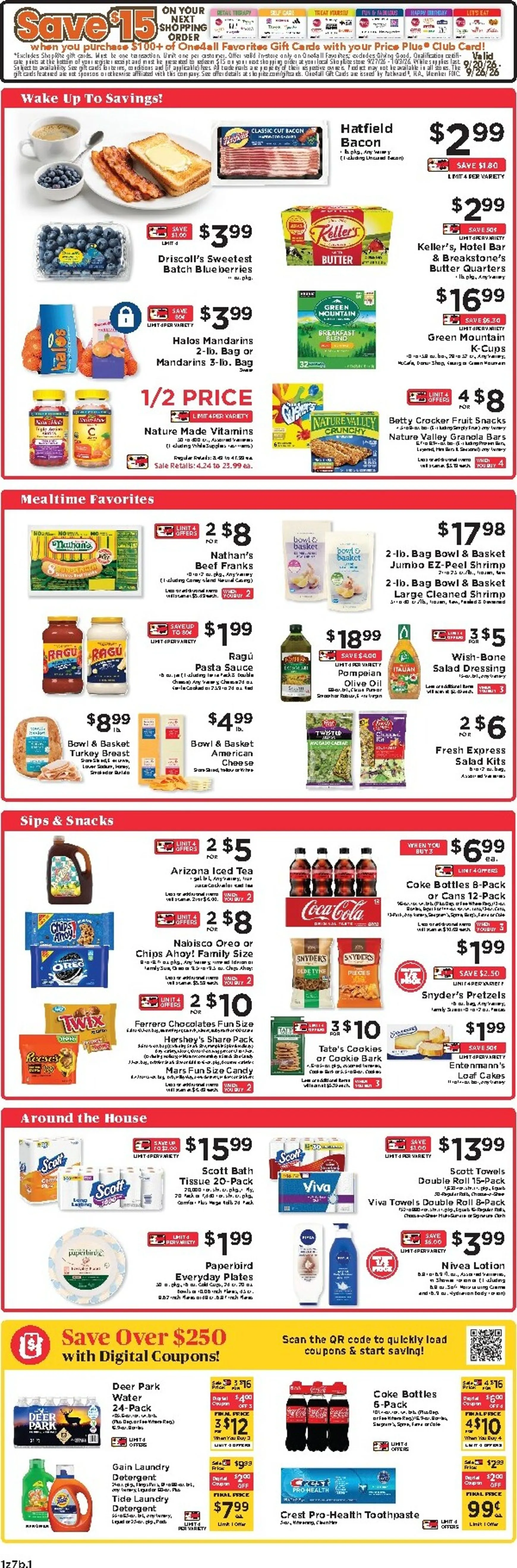 Weekly ad ShopRite: We value family meals here. from September 20 to September 26 2026 - Page 2