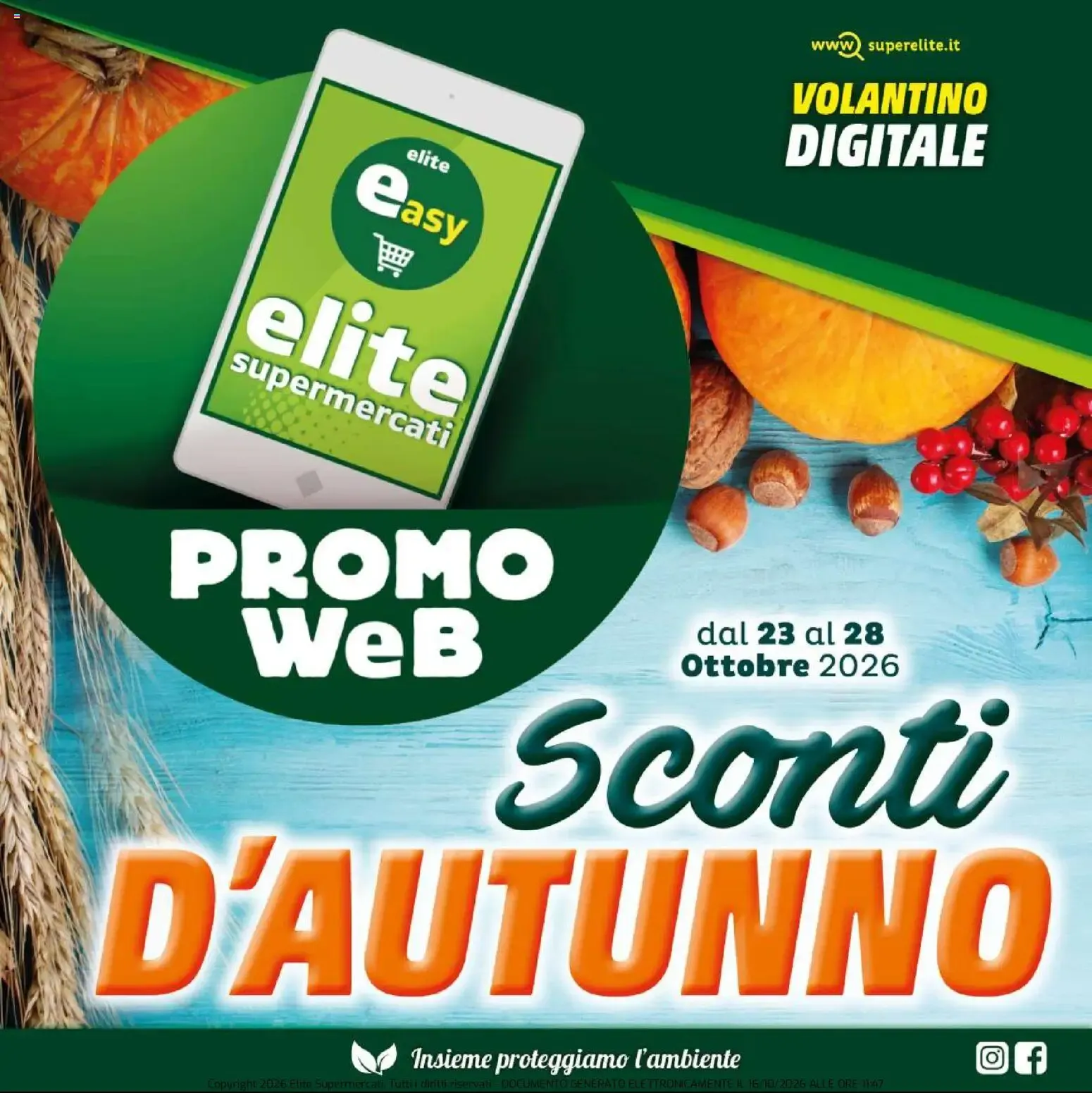 Nuovo Elite Supermercati volantino Sconti d'Autunno dal 23/10/2026 > offerte anteprima 🛍️