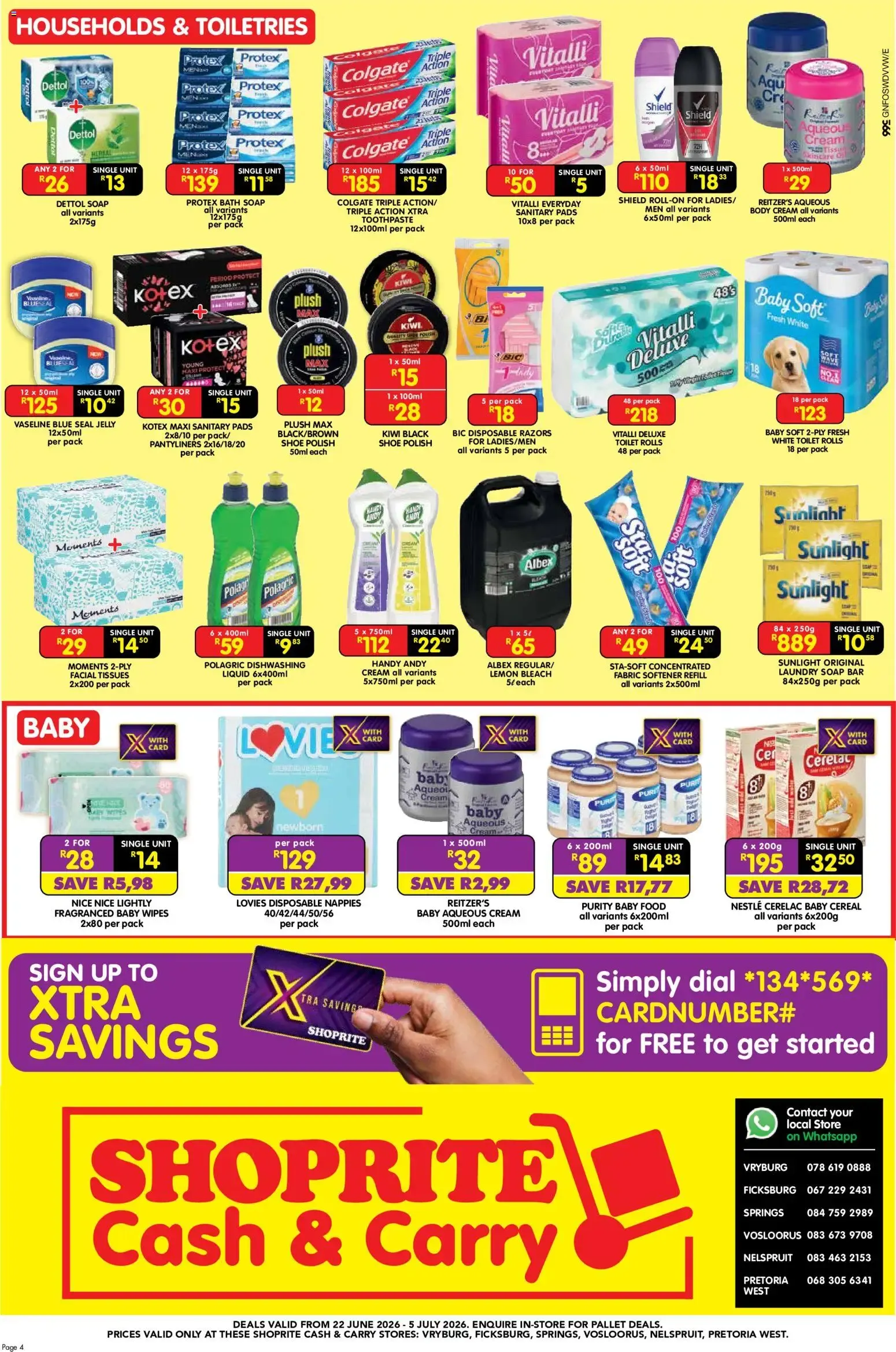 Shoprite - Gauteng - Cash & Carry Buy Big Save Big Exclusive (22/06/2026 - 05/07/2026) → Online Catalogue from 22 June to 5 July 2026 - Catalogue Page 4