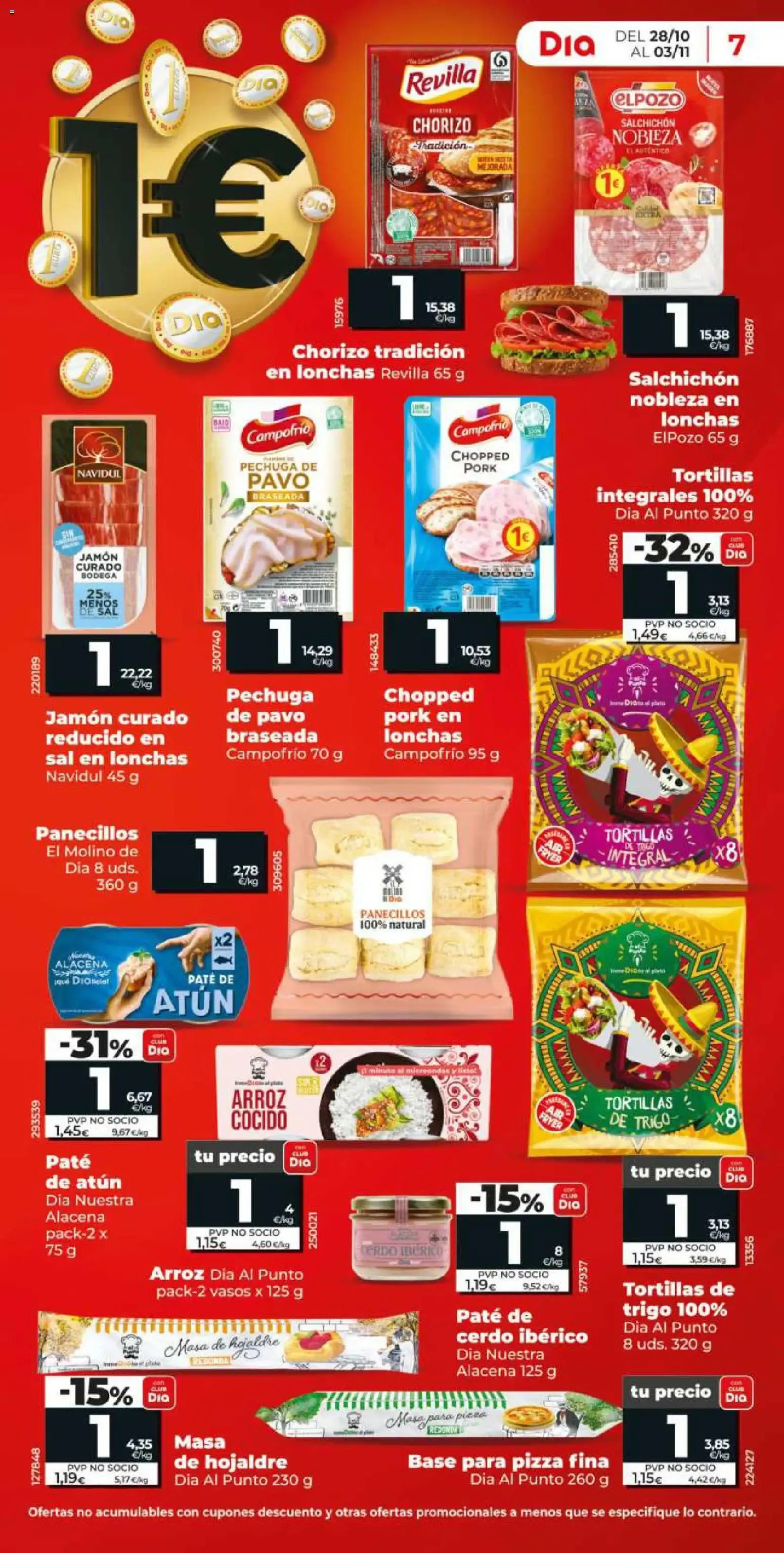 Catálogo de Día: Más de 100 productos a 1€ 28 de octubre al 3 de noviembre 2026 - Página 7