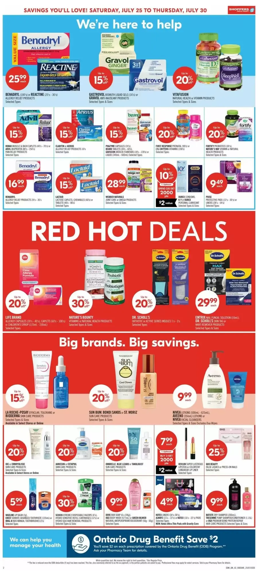 Shoppers Drug Mart flyer week 30 from July 25 to July 30 2026 - flyer page 5