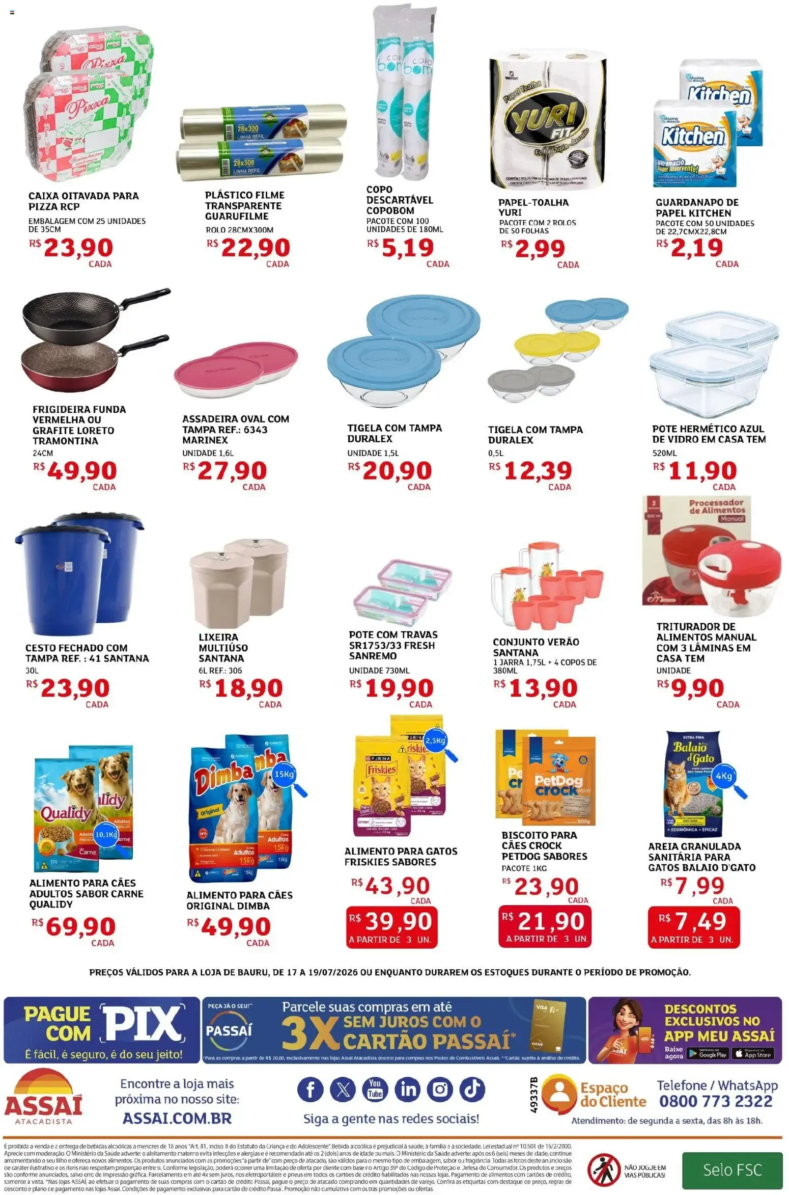 Encarte de Assaí Atacadista ofertas - SP de 17/07/2026 | Promoções Online 17 de julho até 19 de julho 2026 - Pagina 4
