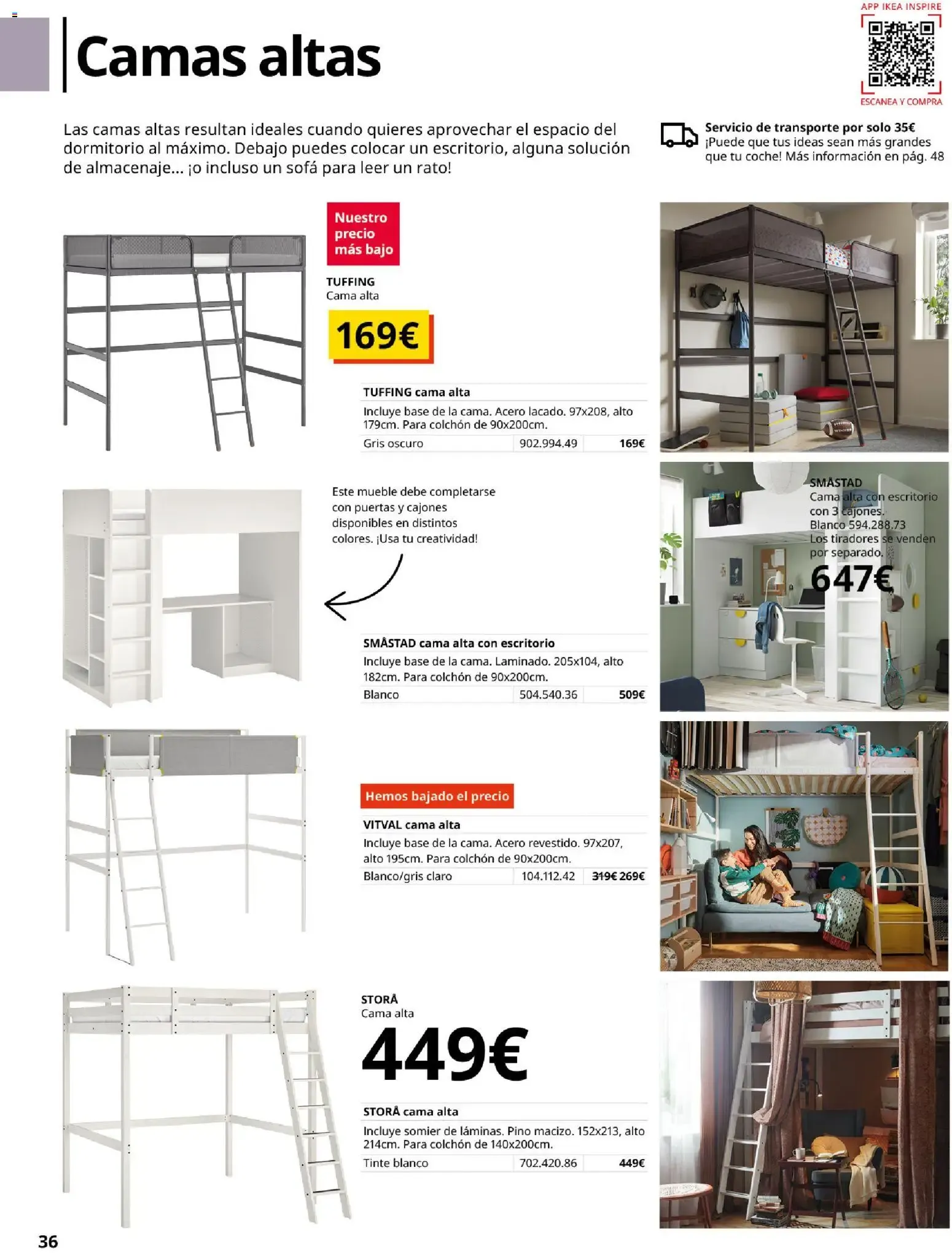 Catálogo de IKEA - Guía de Compra Muebles para el Dormitorio 1 de septiembre al 31 de enero 2027 - Página 36