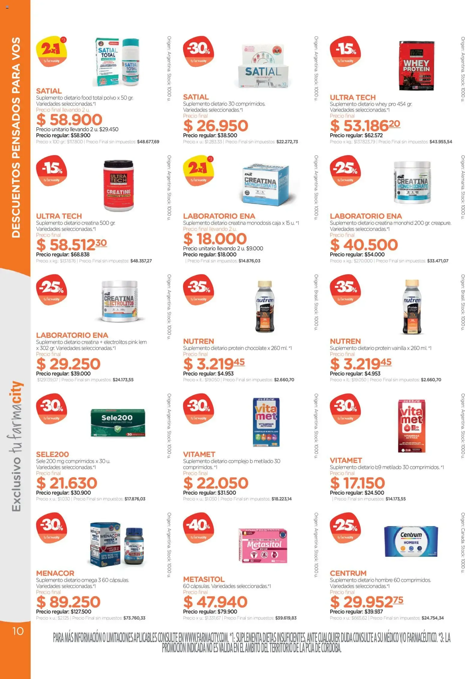 Ofertas de SEMANA tu farmacity 22 de octubre al 30 de octubre 2026 - Página 10 del catálogo
