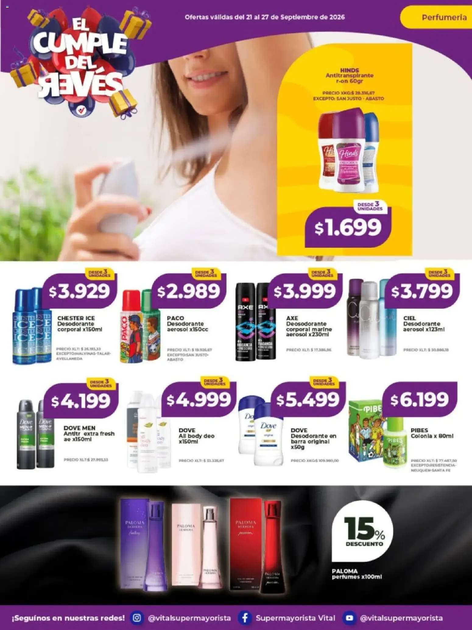 Ofertas de Vital Supermayorista - El Cumple del Jueves 21 de septiembre al 27 de septiembre 2026 - Página 4 del catálogo