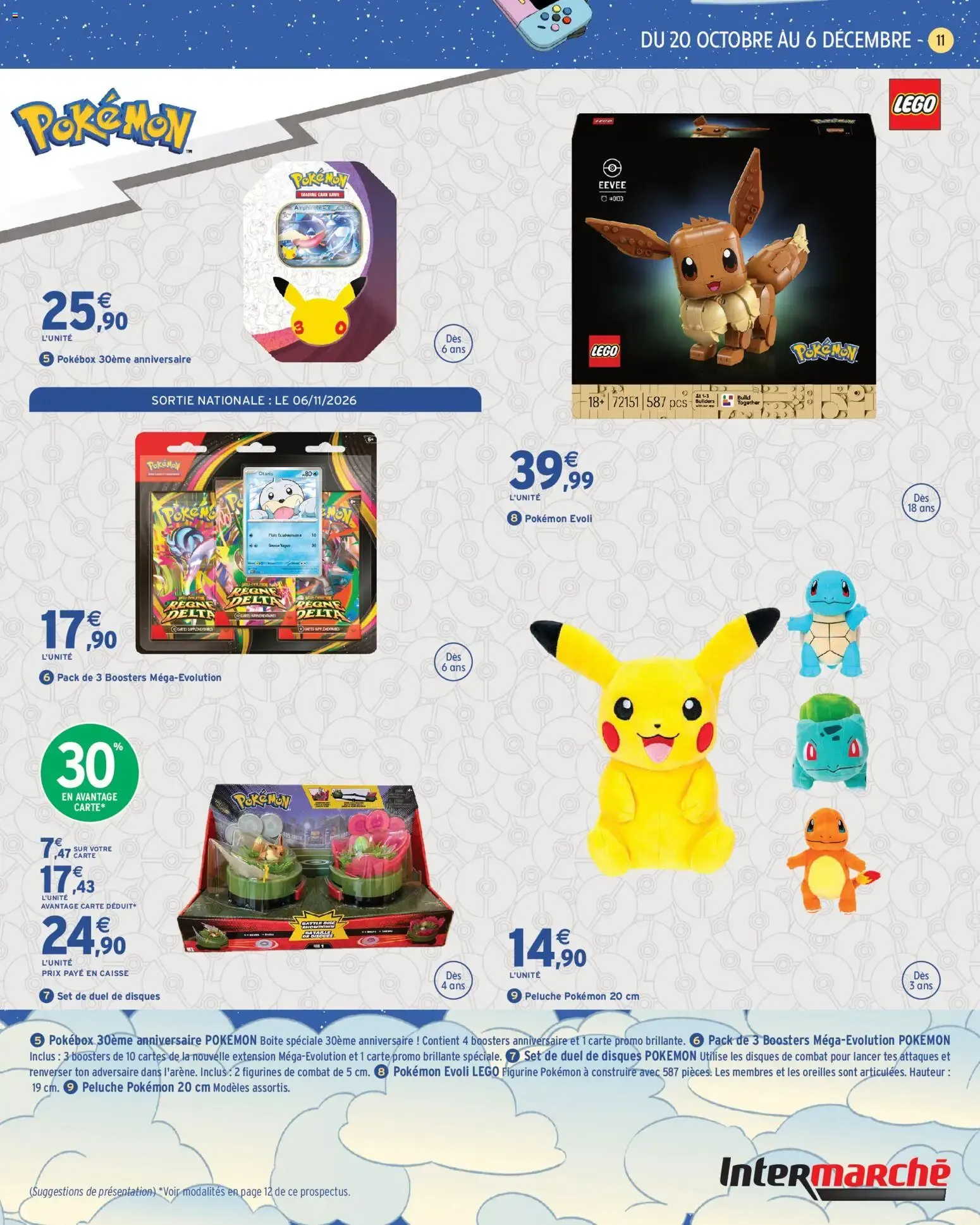 Intermarché - Découvrez les jouets de Noël à partir du 20/10/2026 - promo en ligne du 20 octobre au 6 décembre 2026 - Catalogue page 11