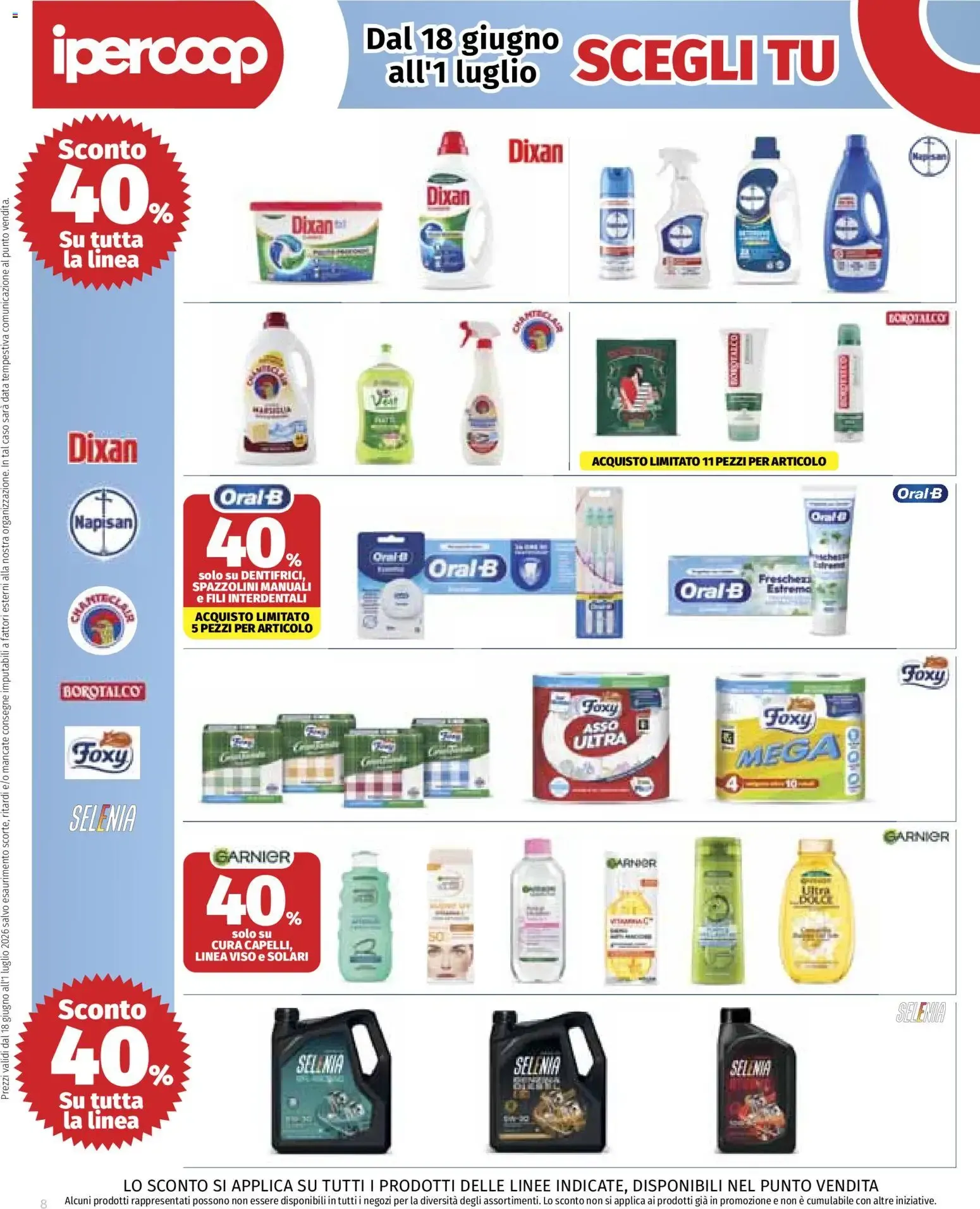 Ipercoop: Grandi Marche con Sconti da 18 giugno a 1 luglio di 2026 - Pagina del volantino 8
