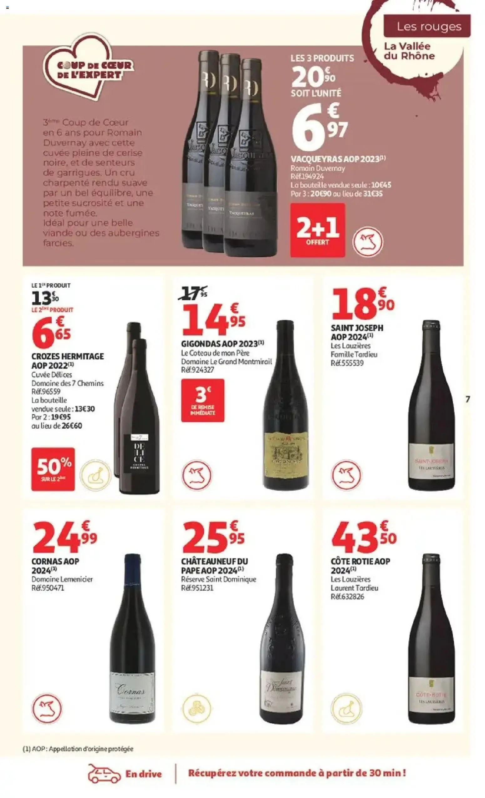 Auchan - Offerts Foire aux vins à partir du 25/09/2026 - promo en ligne du 25 septembre au 11 octobre 2026 - Catalogue page 7