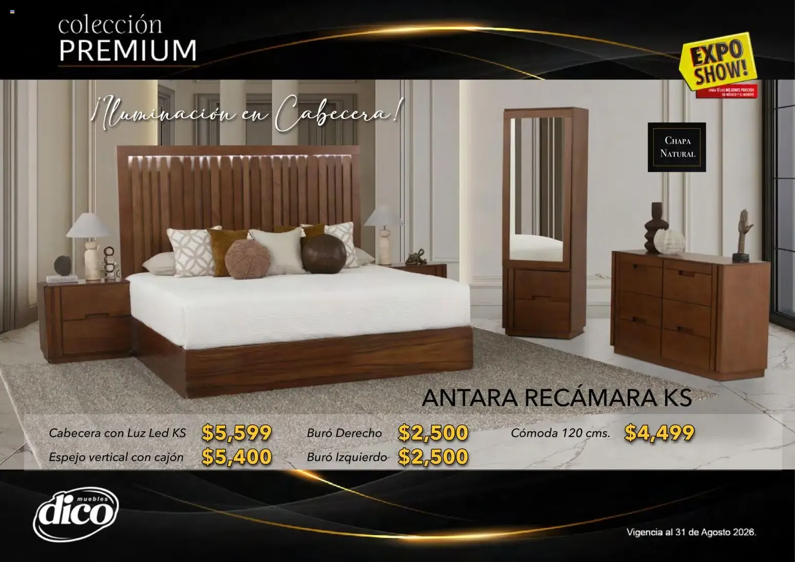 Catálogo de Muebles Dico Catálogo: Colección Premium y Expo Show! 1 de agosto al 31 de agosto 2026 - Pagina 9