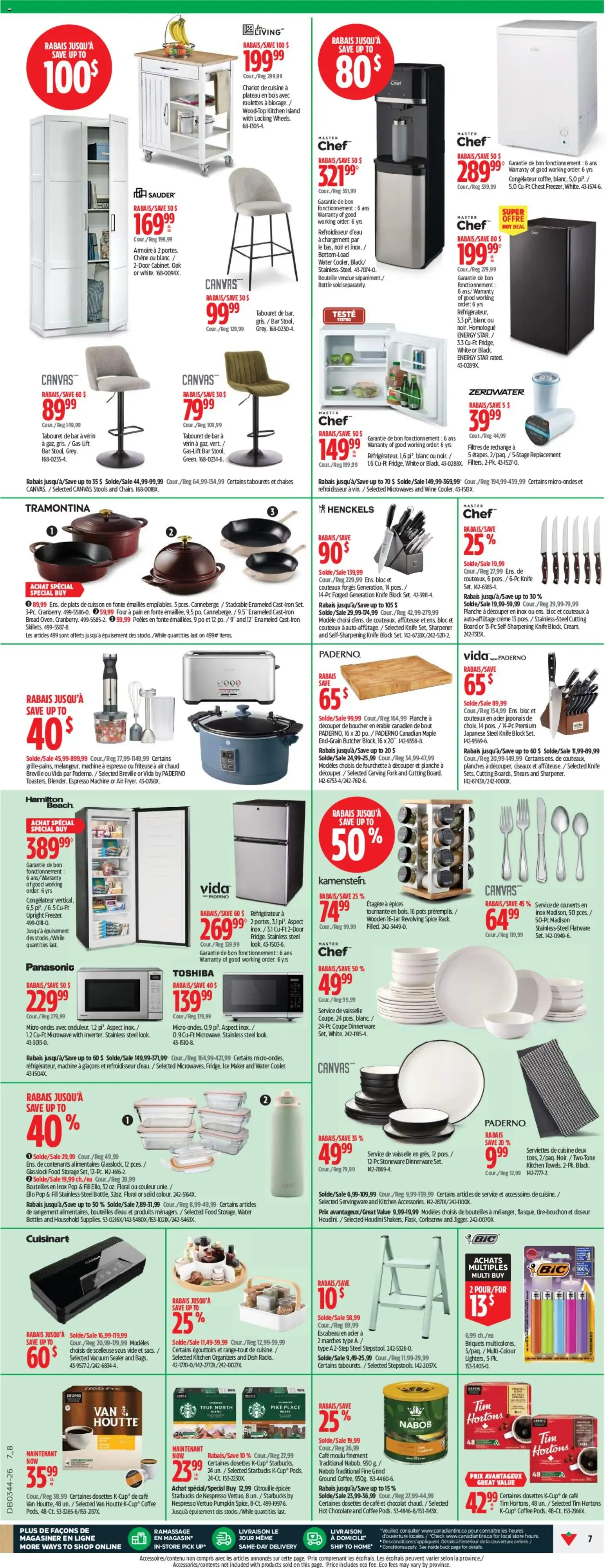 Canadian Tire: Notre Magasin pour l'Automne from October 29 to November 4 2026 - flyer page 7