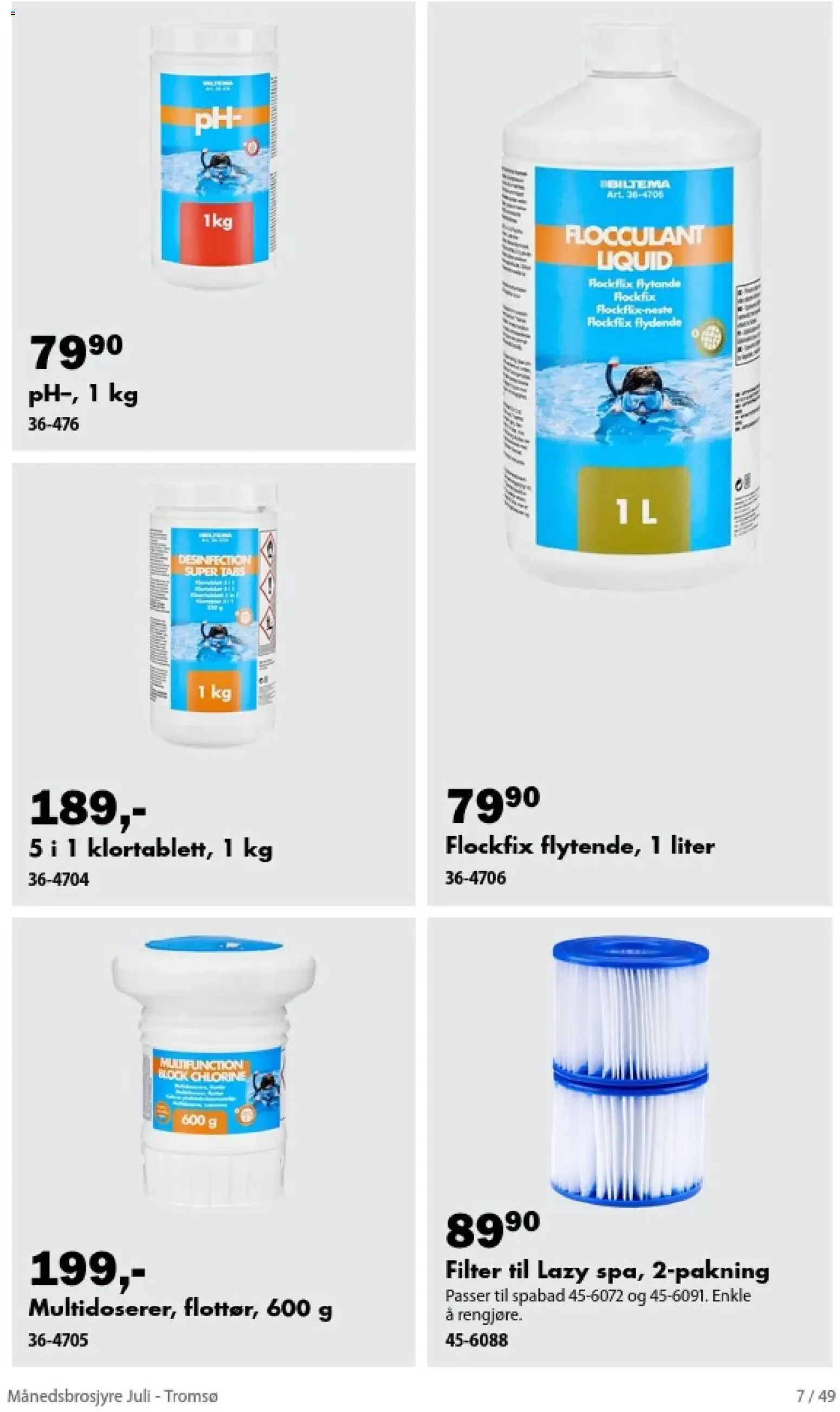 Biltema Månedsbrosjyre Juli - National (01/07/2026 - 30/07/2026) - Kundeavis og tilbud fra 1. juli til 30. juli 2026 - kundeavisside 7