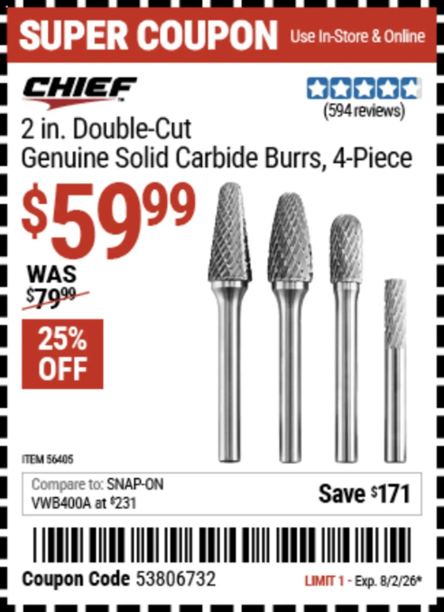 Weekly ad Harbor Freight Coupon Deals from July 20 to August 2 2026 - Page 9