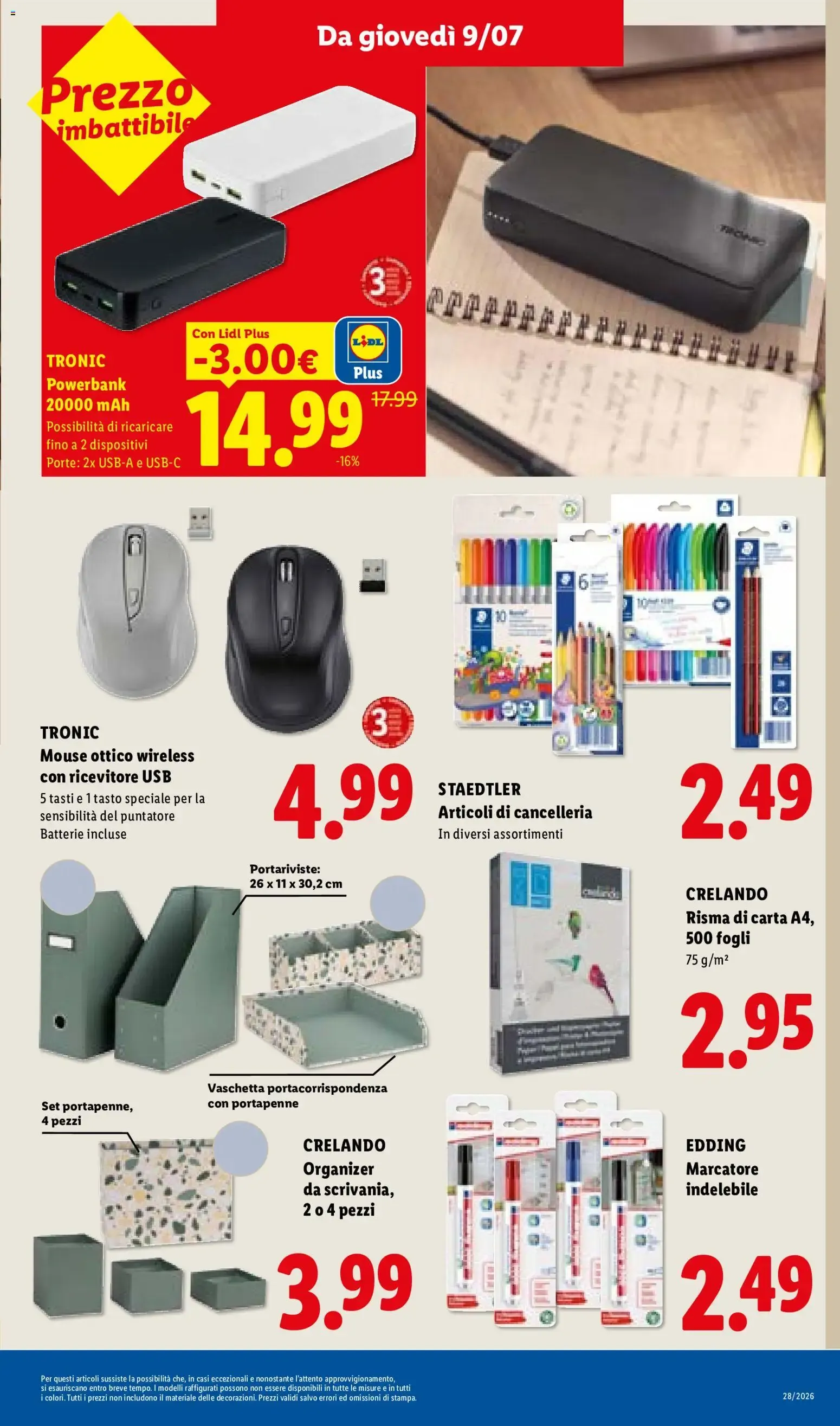 Lidl - L'estate del risparmio da 9 luglio a 15 luglio di 2026 - Pagina del volantino 31
