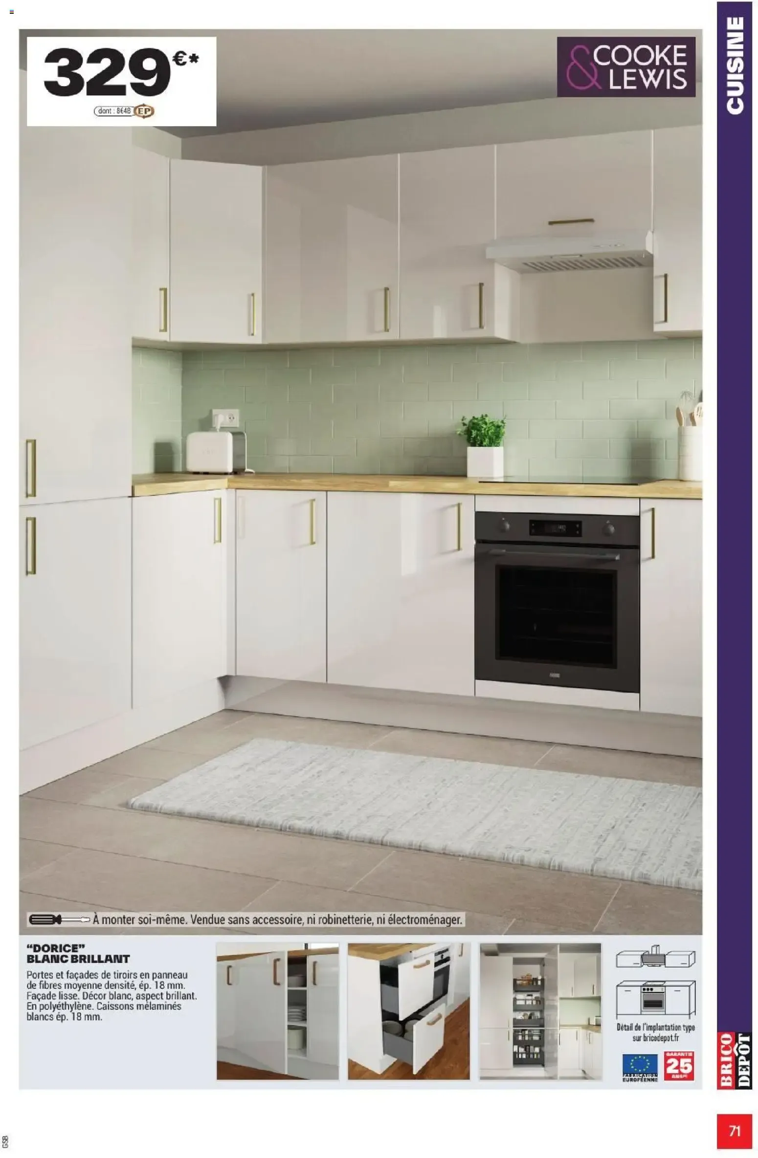 L'OFFICIEL DU BRICOLAGE - Automne du 17 septembre au 1 octobre 2026 - Catalogue page 71