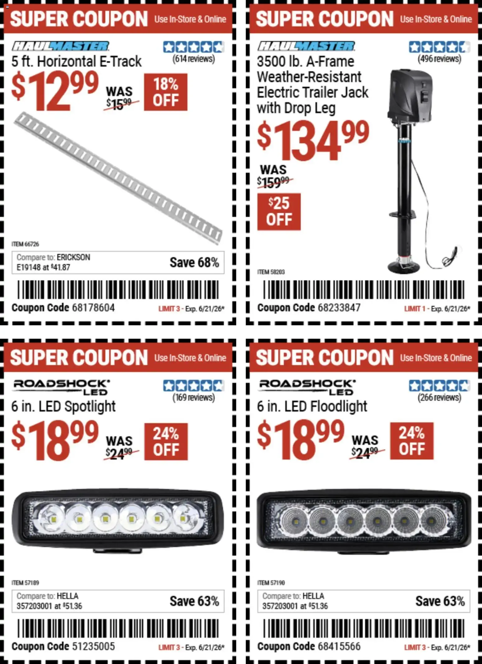 Weekly ad Harbor Freight Weekly Ad (06/08 - 06/21 2026) - Flyer from June 8 to June 21 2026 - Page 6