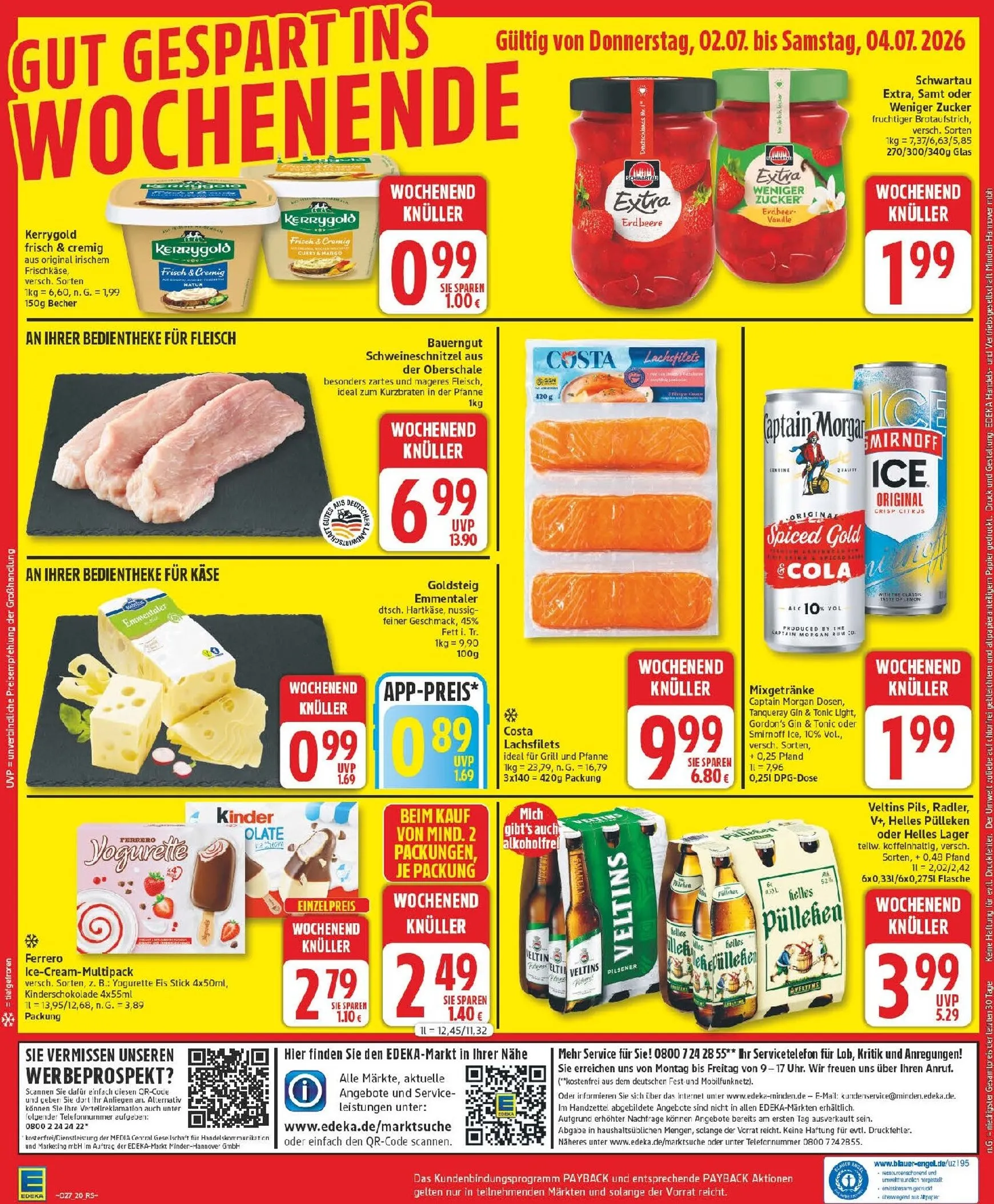 Edeka Prospekt nächste Woche – von Montag 29.06.2026 bis Samstag 04.07.2026 von 29. Juni bis 4. Juli 2026 - Prospekt seite 24