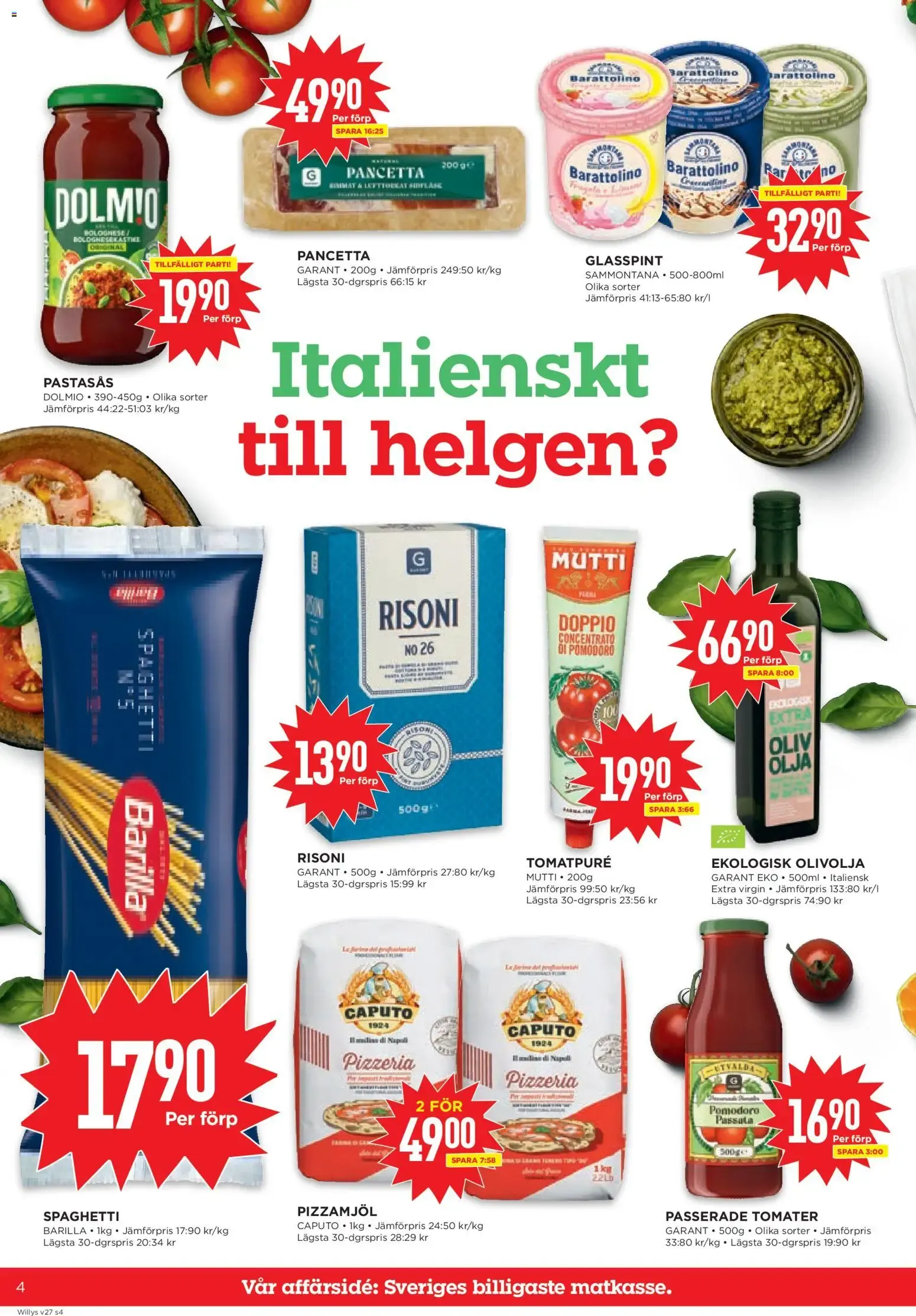 WILLY:S från 29 juni till 5 juli 2026 - Reklamblad sidor 4