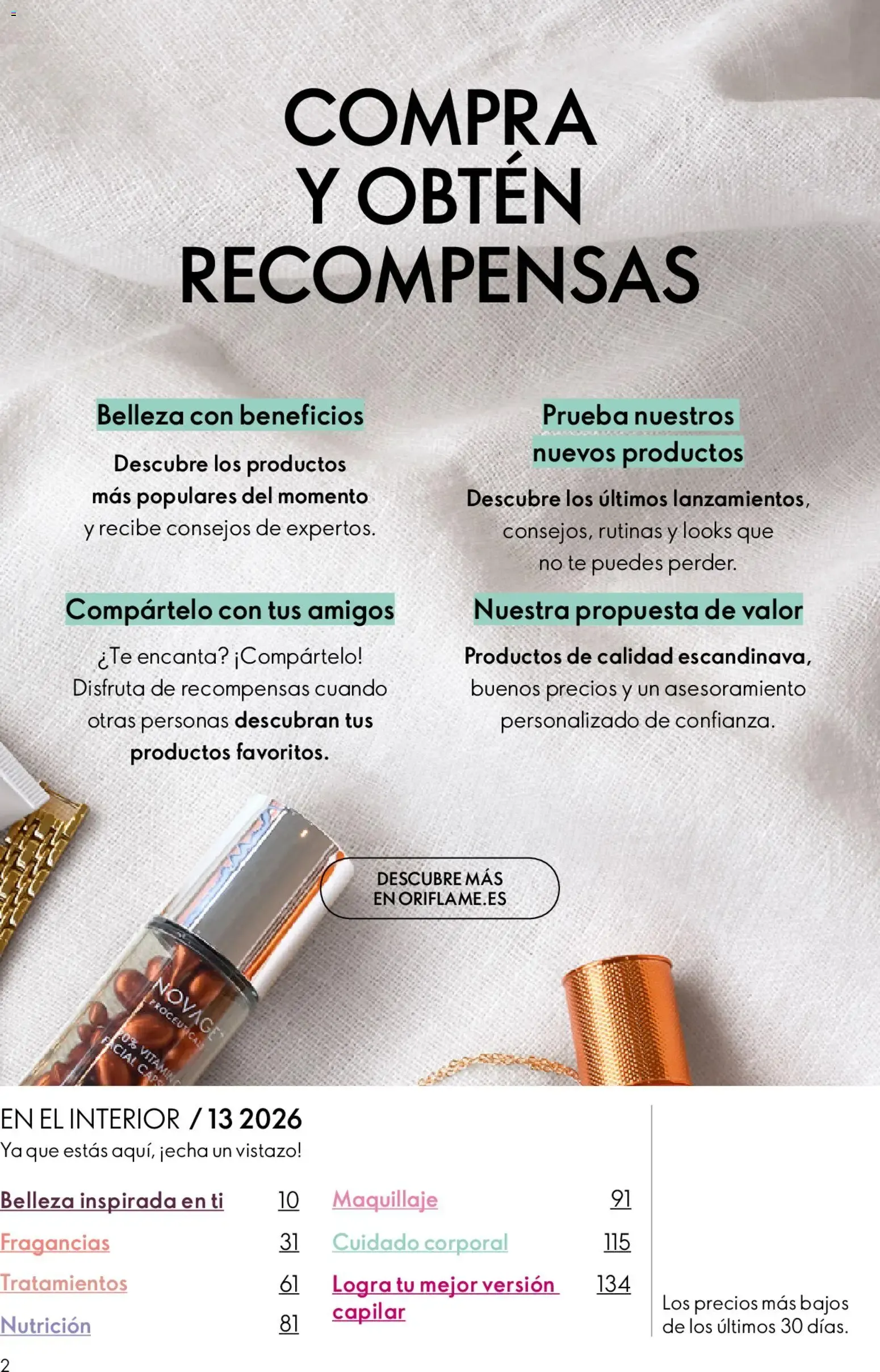 Catálogo de Oriflame - Catálogo Campaña 13 16/09/2026 - 06/10/2026 16 de septiembre al 6 de octubre 2026 - Página 2