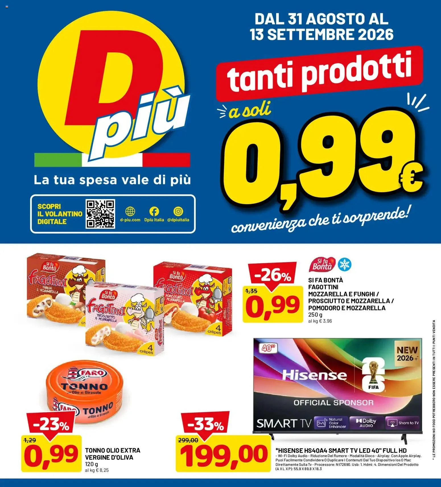 Nuovo D Più volantino dal 31/08/2026 > offerte anteprima 🛍️ da 31 agosto a 13 settembre di 2026 - Pagina del volantino 1