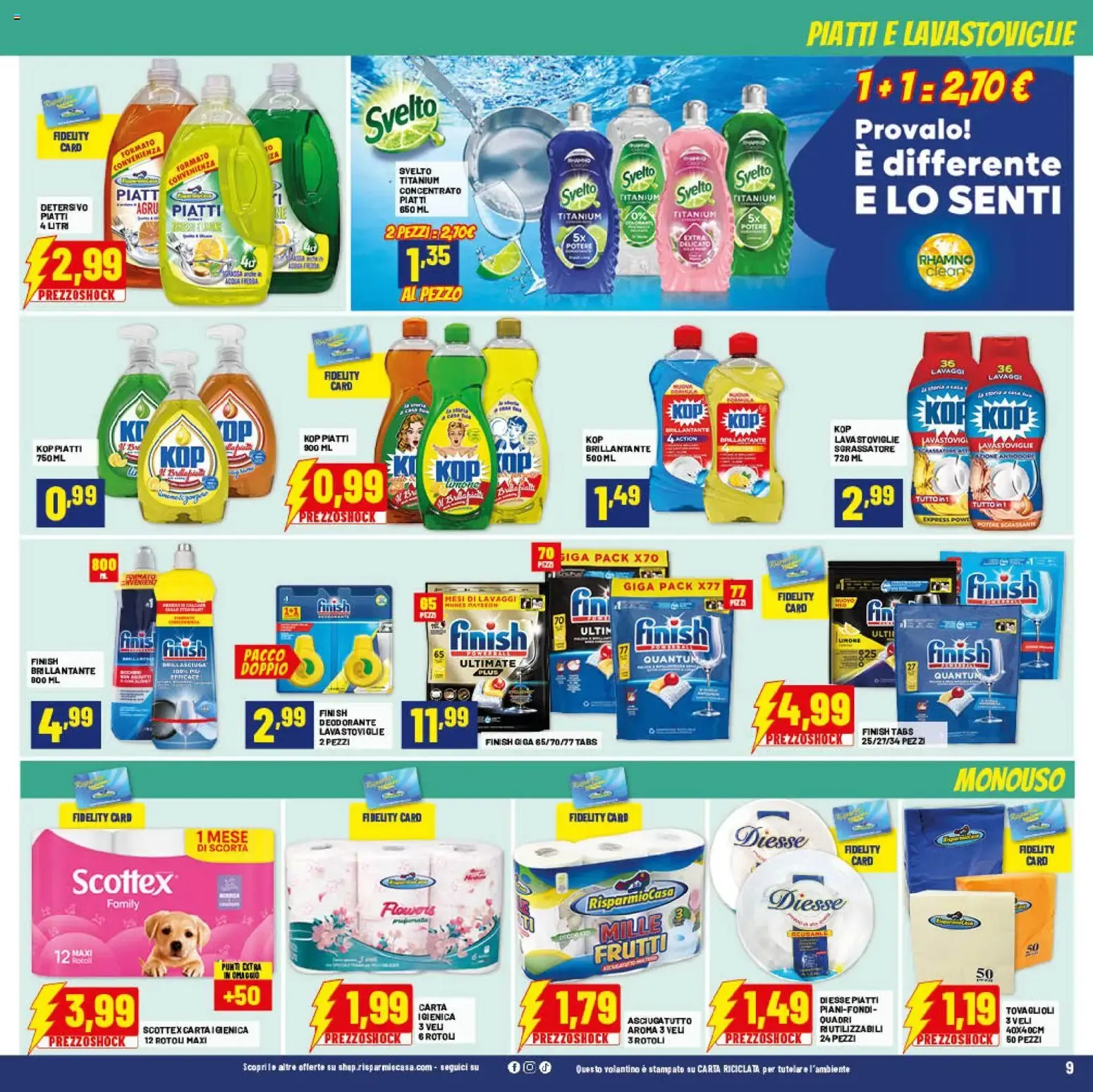 Volantino Risparmio Casa Anteprima dal (22/07/2026) > Offerte e Catalogo da 22 luglio a 9 agosto di 2026 - Pagina del volantino 9