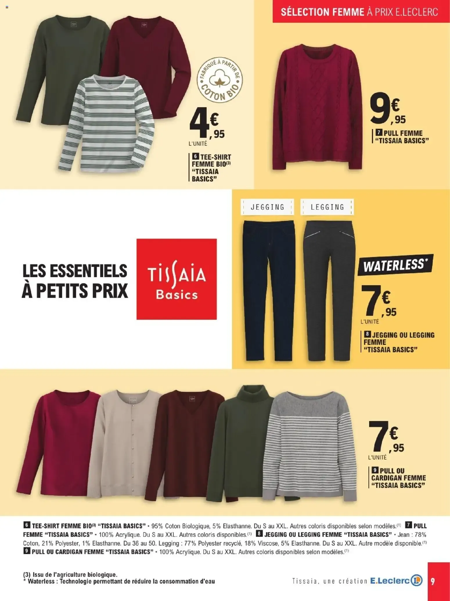 L'ESSENTIEL DE LA SAISON À PRIX E.LECLERC du 13 octobre au 24 octobre 2026 - Catalogue page 9