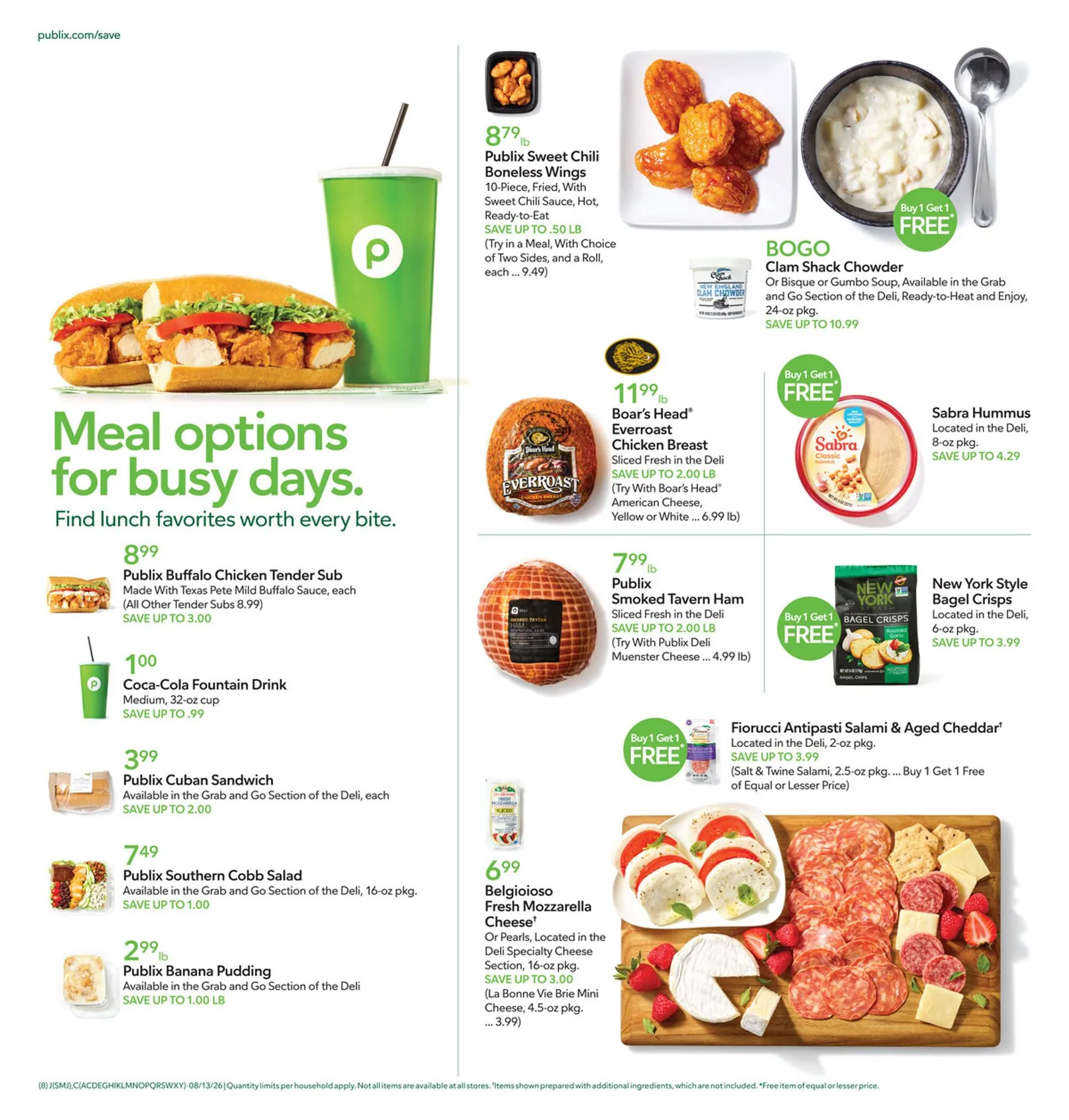 Weekly ad Current Publix leaflet valid from Wednesday 08/12/2026 to Tuesday 08/18/2026 from August 12 to August 18 2026 - Page 8