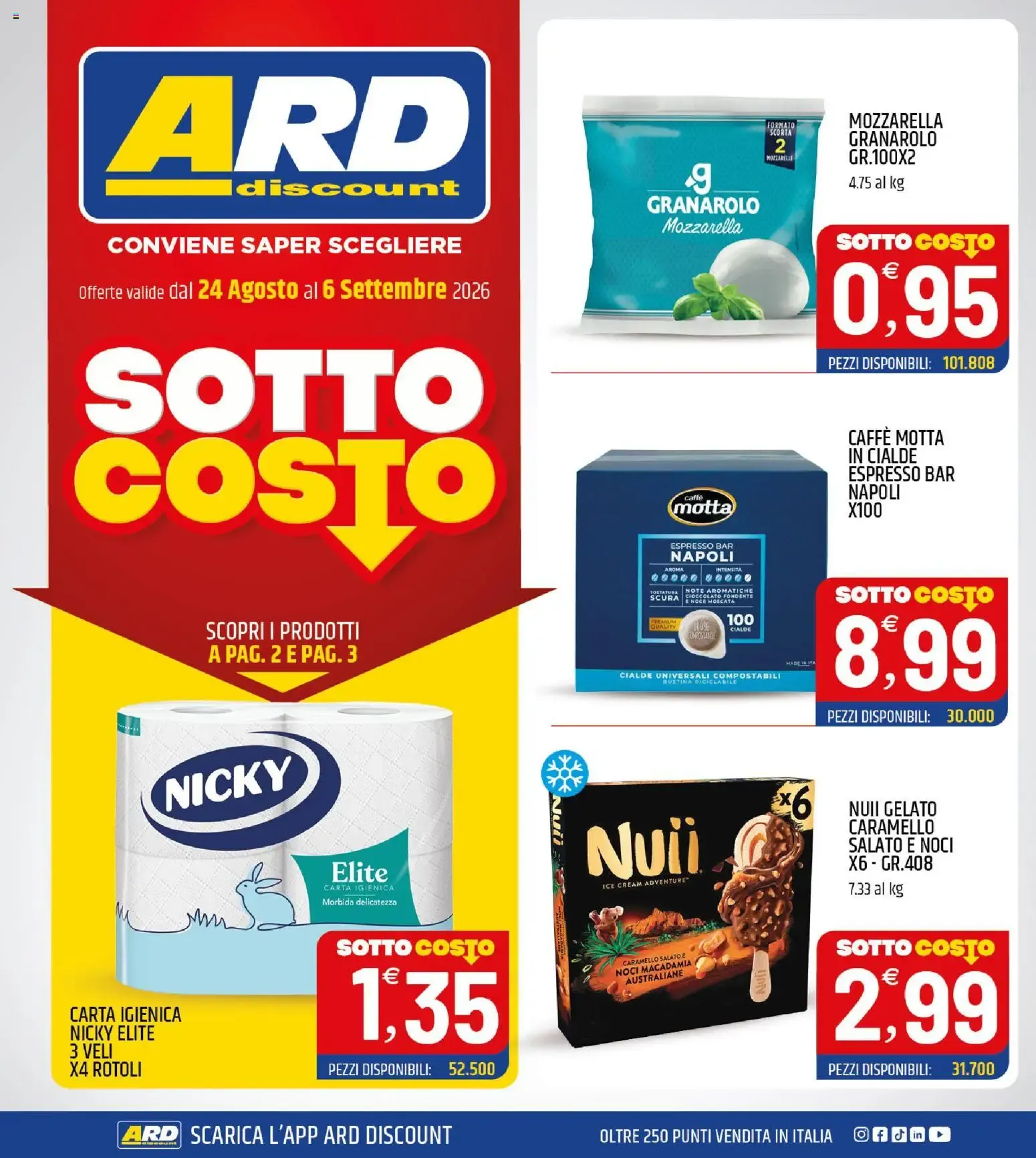 Nuovo ARD Discount volantino dal 24/08/2026 > offerte anteprima 🛍️ da 24 agosto a 6 settembre di 2026 - Pagina del volantino 1