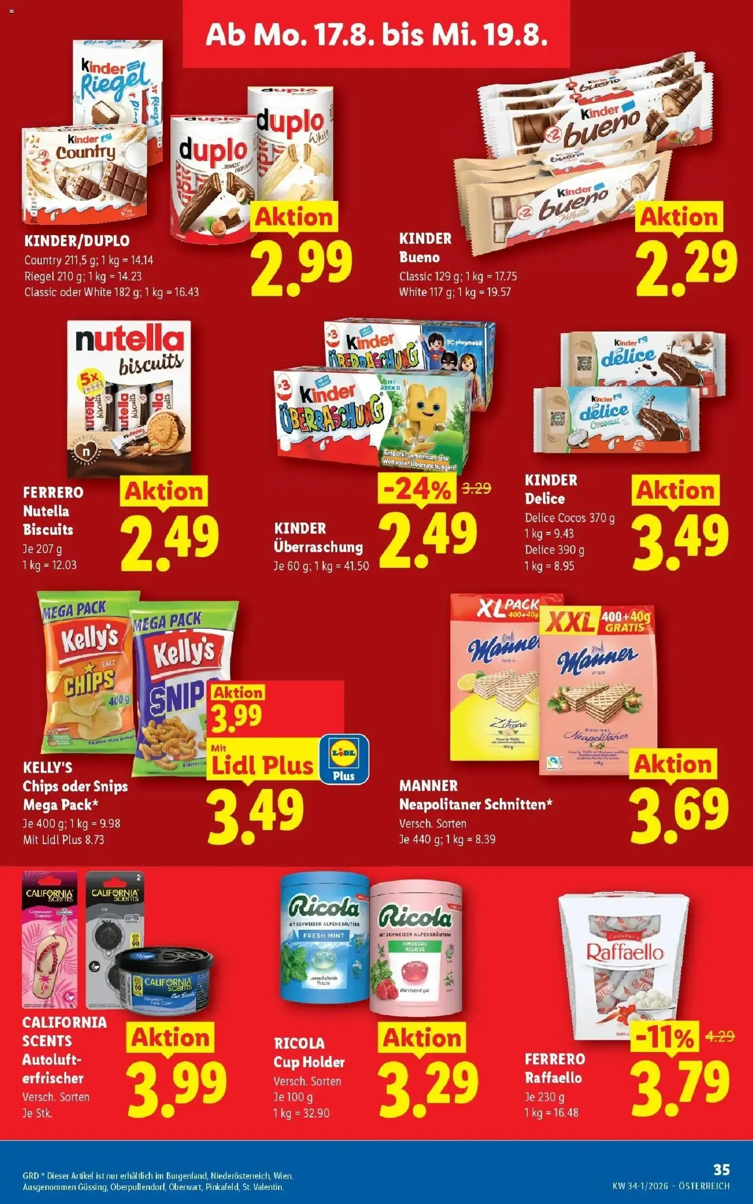 Lidl Plus Österreichs günstigste Preise von 13. August bis 14. August 2026 - Flugblätt seite  44