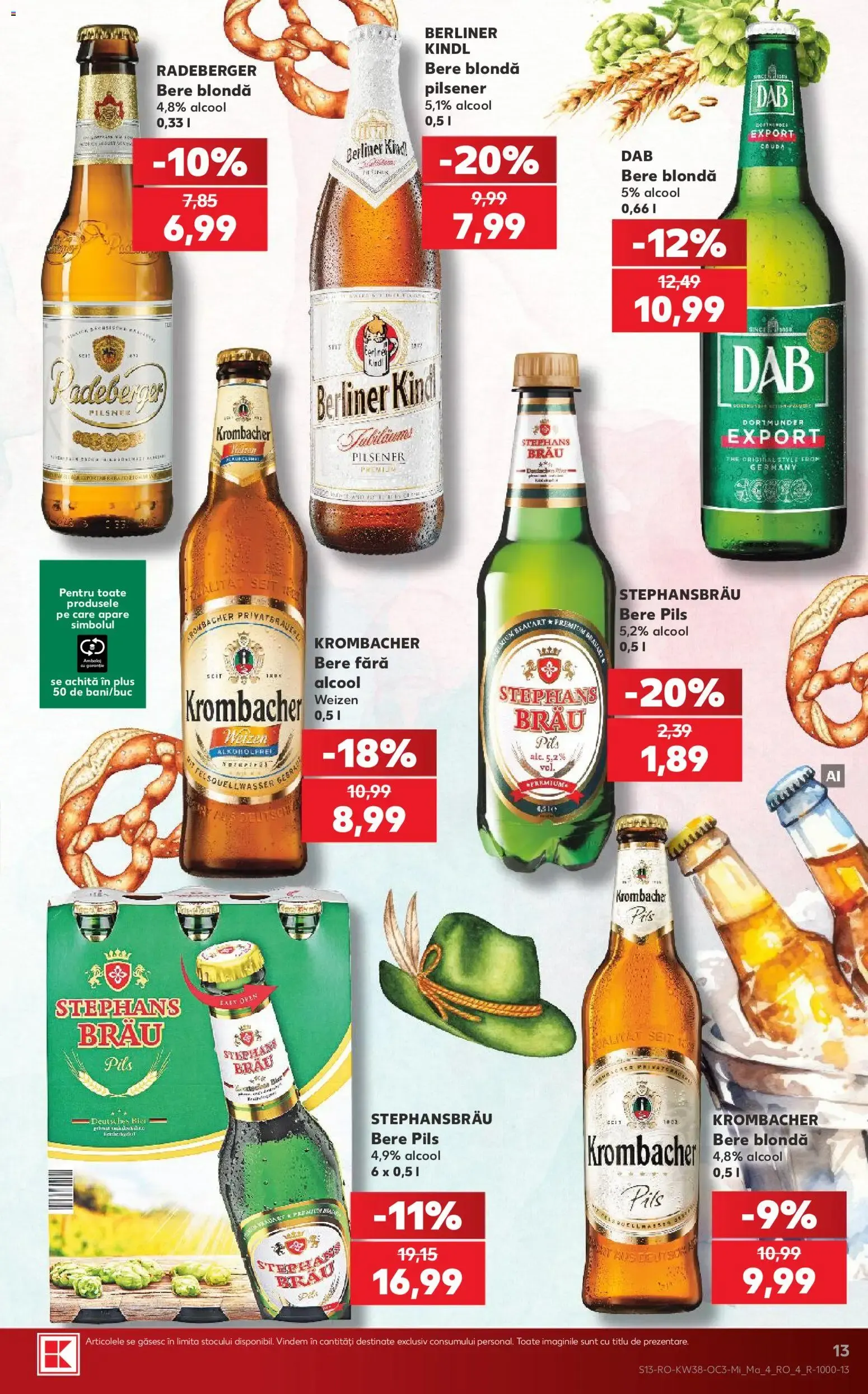 Catalog Kaufland: Descoperă Gustul Autentic al Germaniei de la 16 septembrie până la 22 septembrie 2026 - Revista Pagina 13