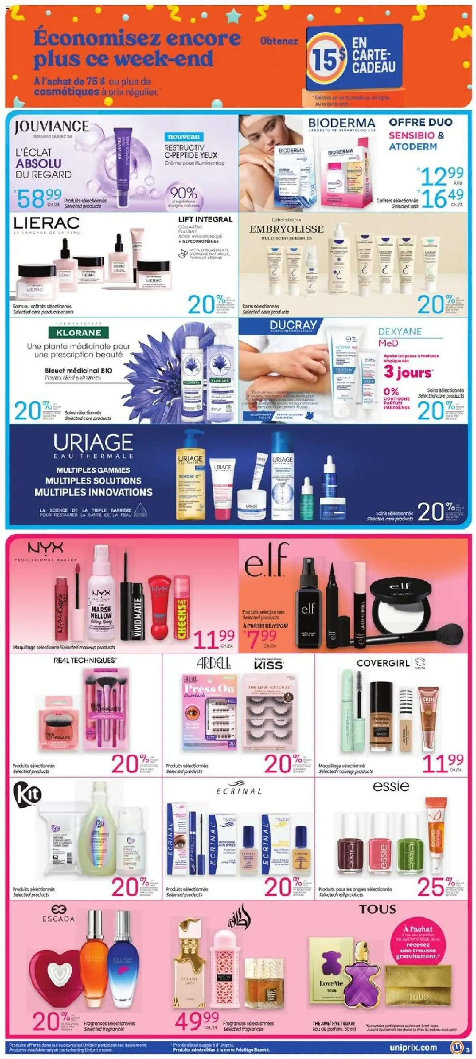 Uniprix weekly flyer / circulaire from Sep 24, 2026 > weekly specials & deals from September 24 to September 30 2026 - flyer page 4