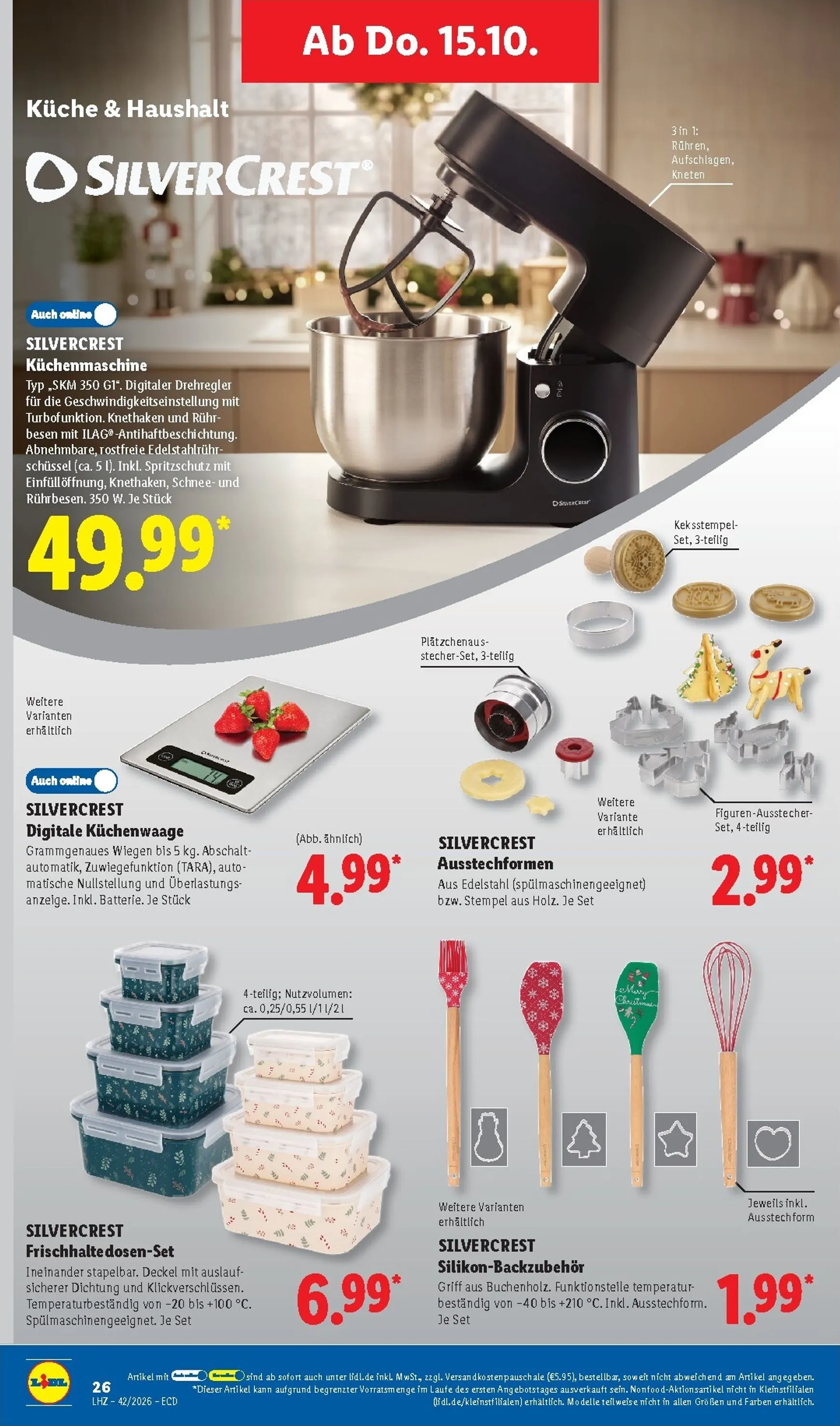 Lidl - Angebot der Woche Prospekt nächste Woche – von Montag 12.10.2026 bis Samstag 17.10.2026 von 12. Oktober bis 17. Oktober 2026 - Prospekt seite 16