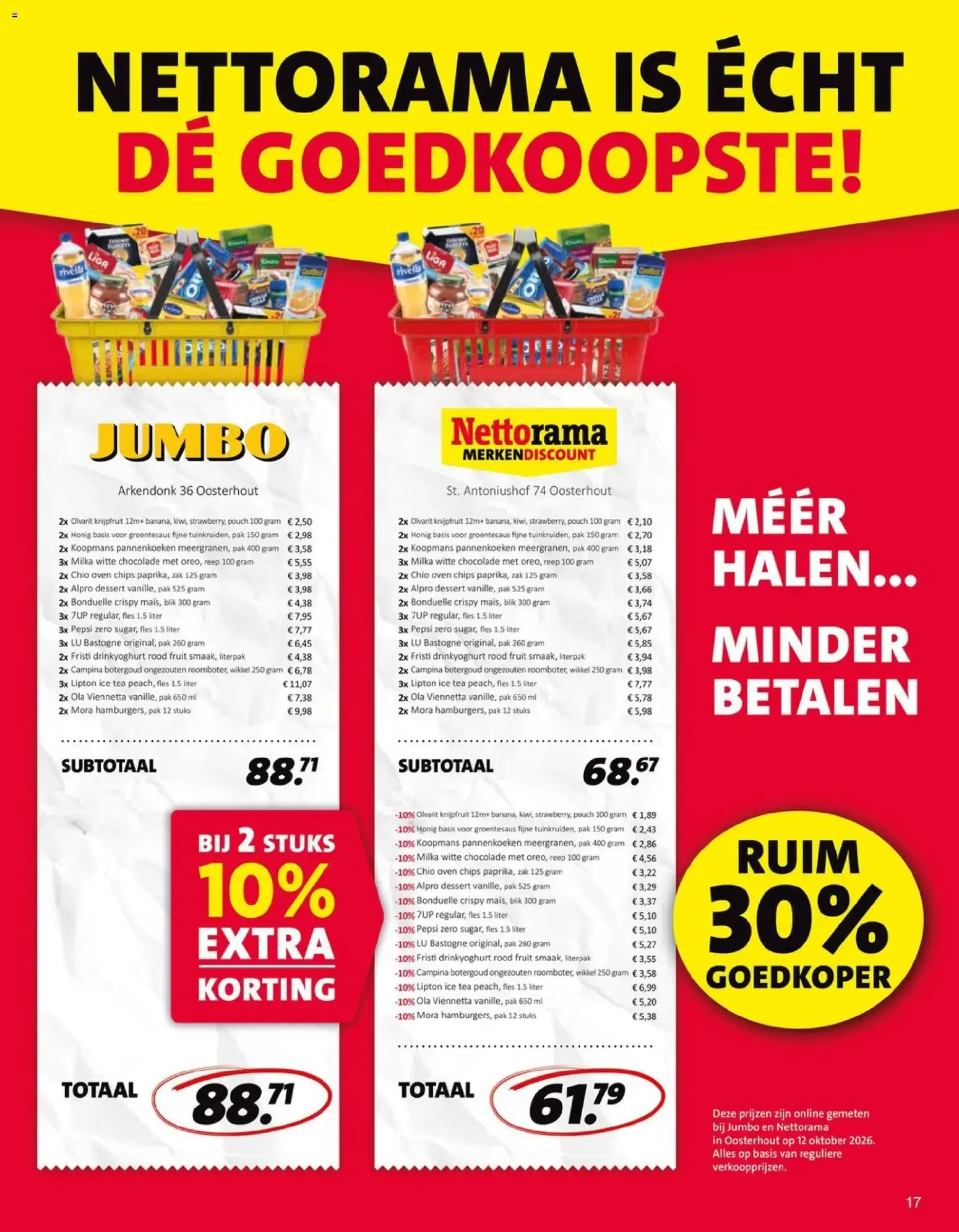 Nettorama Merkendiscount - Welkom bij de Goedkoopste! van 26 oktober tot 1 november 2026 - Folder pagina 17