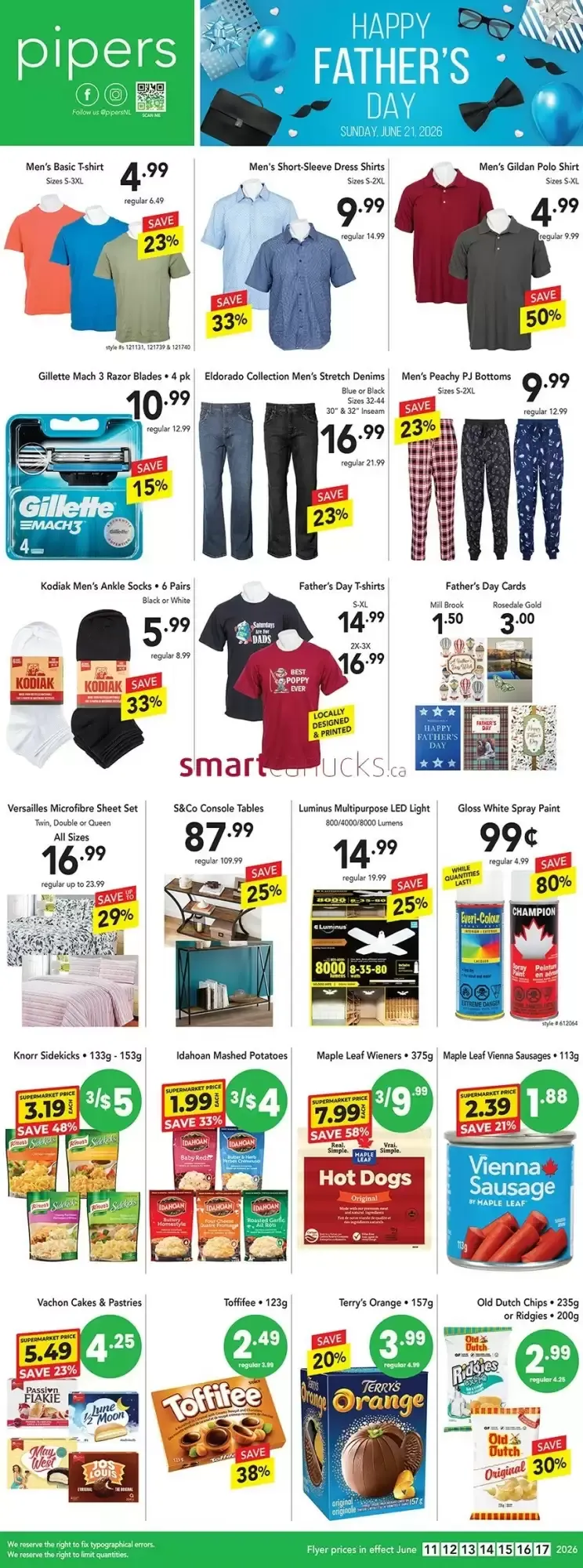 Pipers flyer week 24 from June 11 to June 17 2026 - flyer page 1