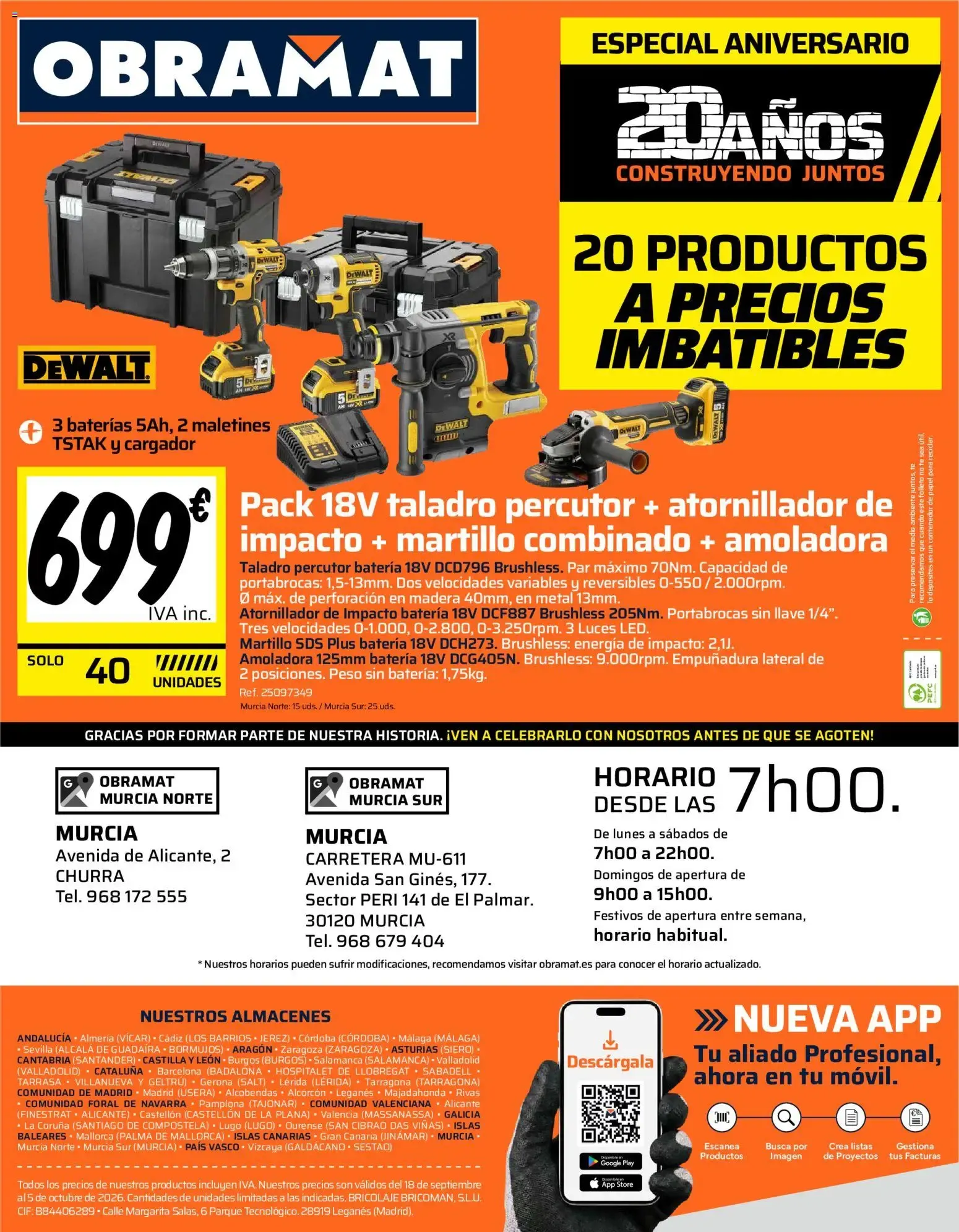 Catálogo de Obramat Especial Aniversario: 20 Productos a Precios Imbatibles 18 de septiembre al 5 de octubre 2026 - Página 8