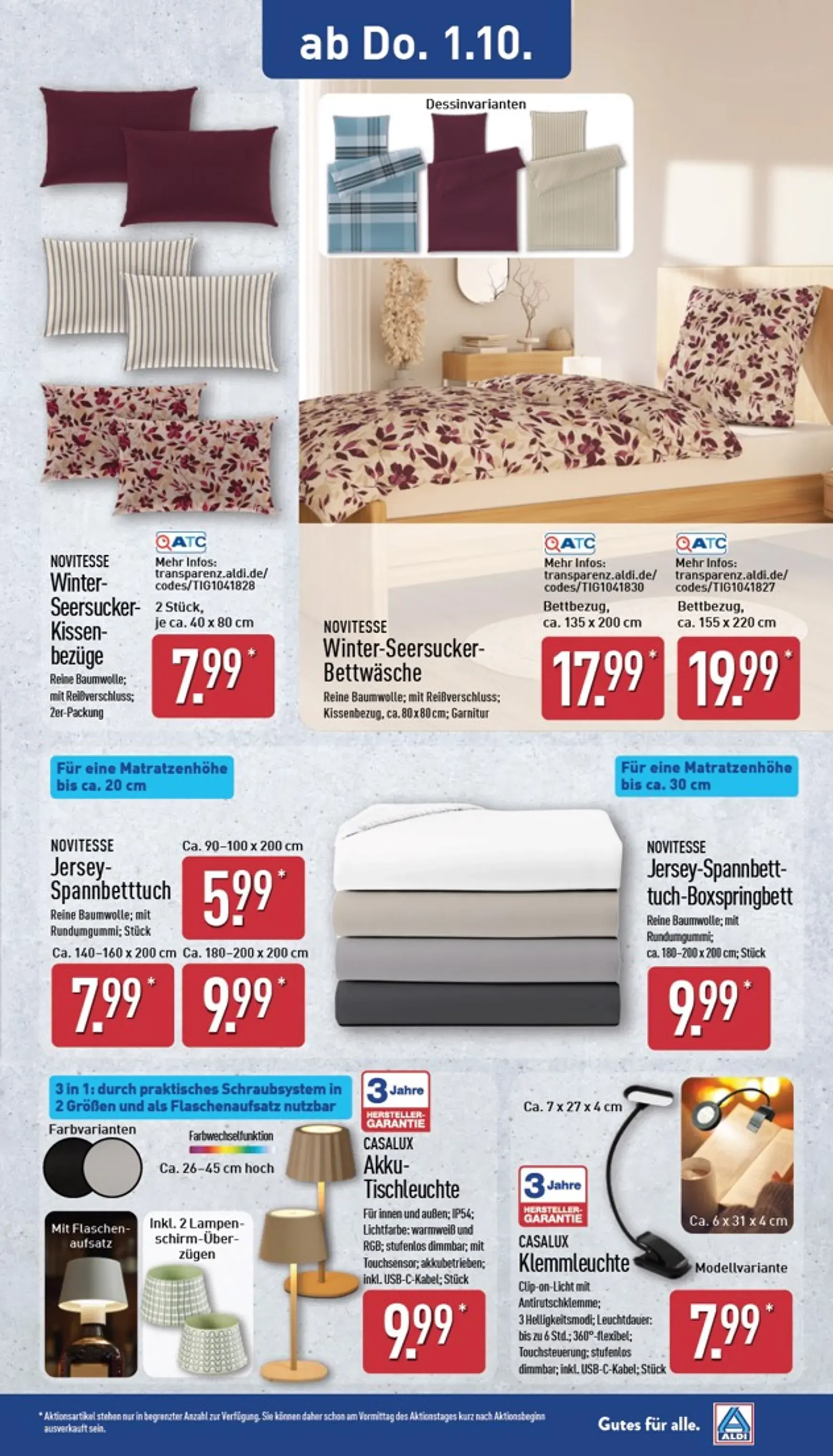 ALDI: XXL Zum Aldi Preis von 28. September bis 2. Oktober 2026 - Prospekt seite 25